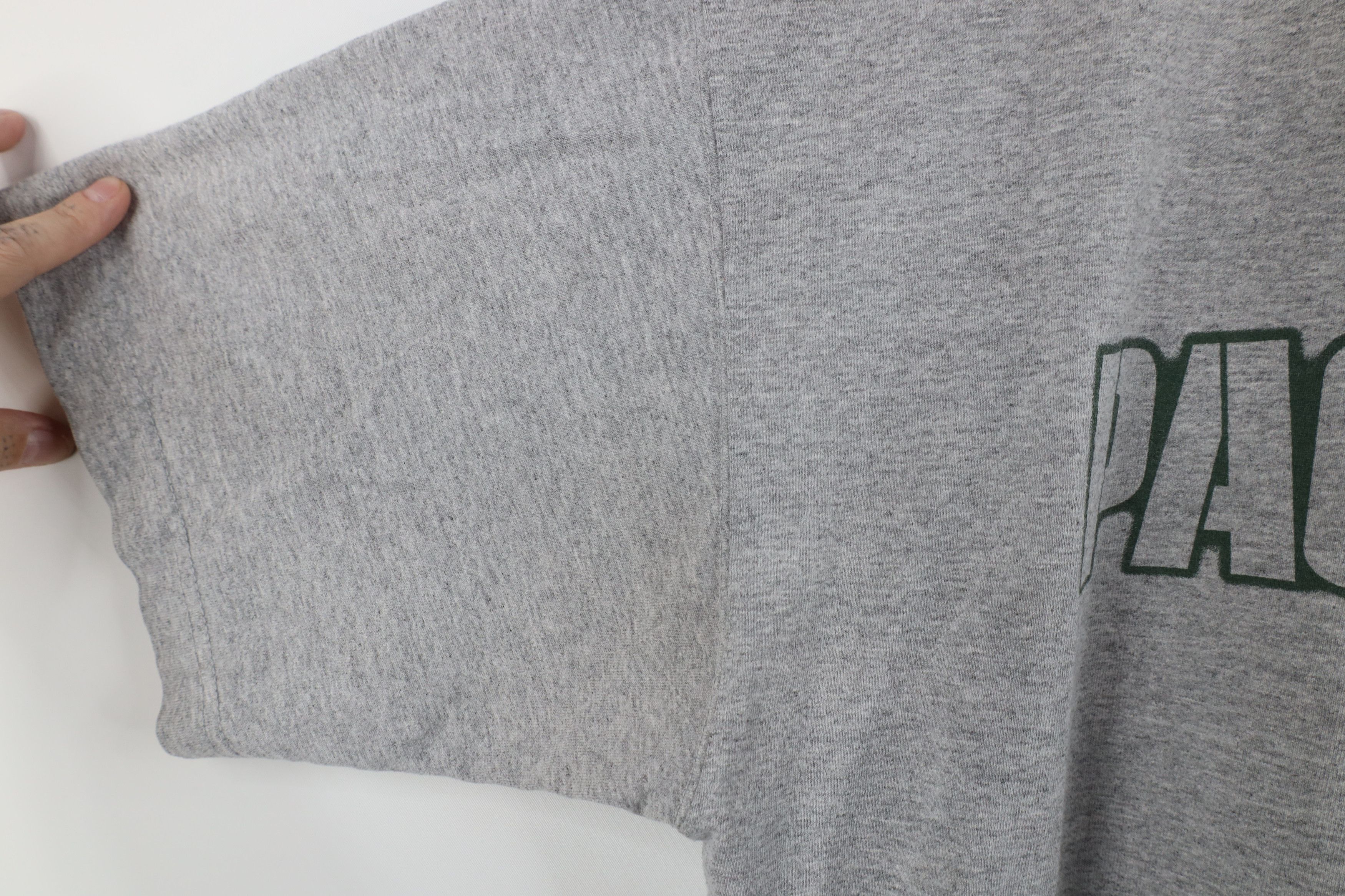 Majestic Vintage 90s Majestic Packers Football T-Shirt Heather Gray Size US L / EU 52-54 / 3 - 7 Thumbnail