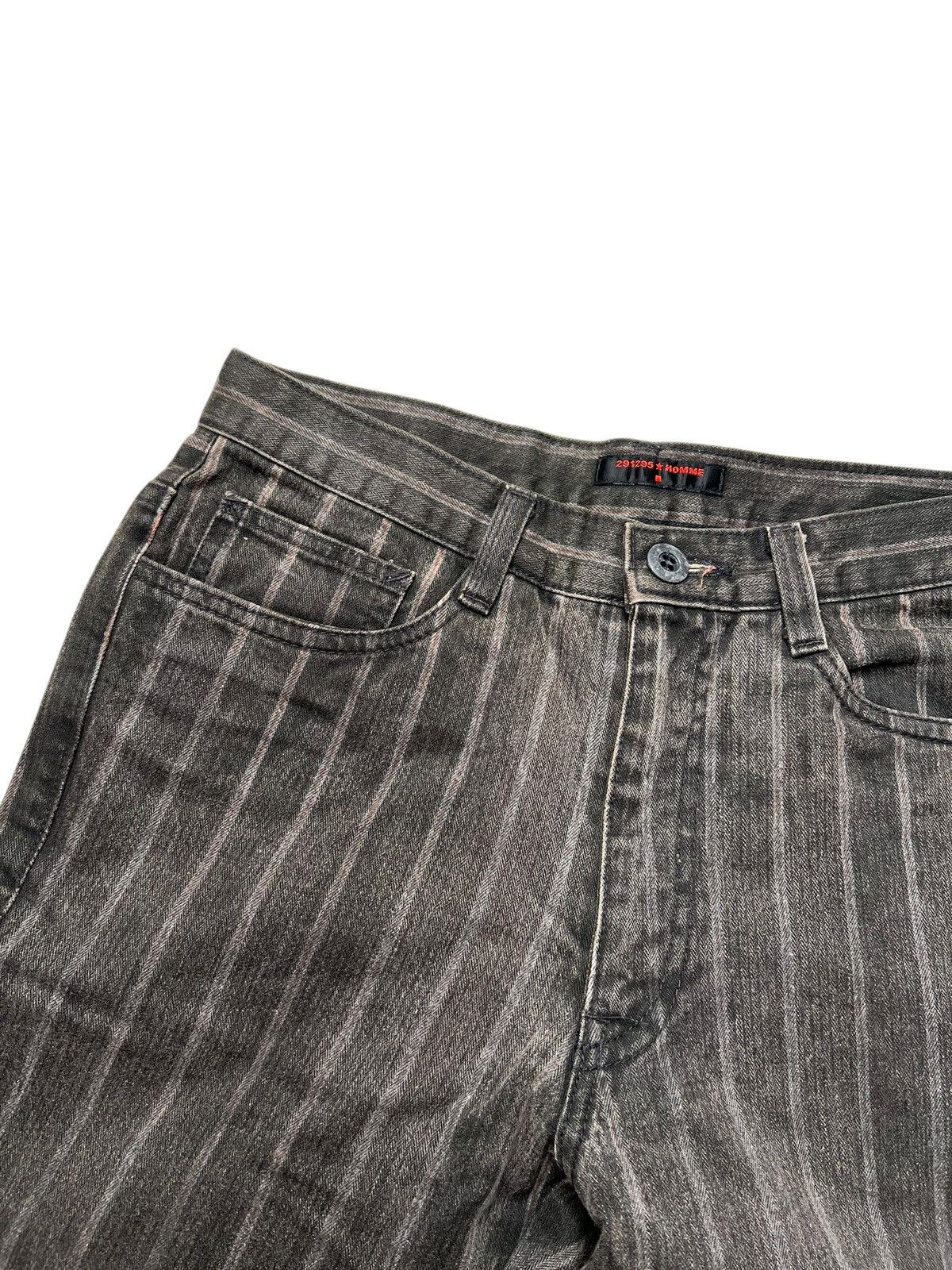 If Six Was Nine × Japanese Brand × Le Grande Bleu (L.G.B.) Vintage 291295 Homme flared black faded Cargo pants Size US 27 - 4 Thumbnail