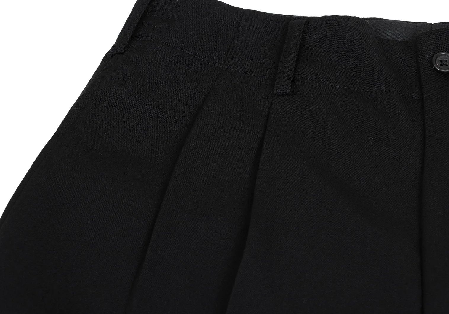 Yohji Yamamoto Yohji Yamamoto Black Wool Gabardine Pants Size US 30 / EU 46 - 4 Thumbnail