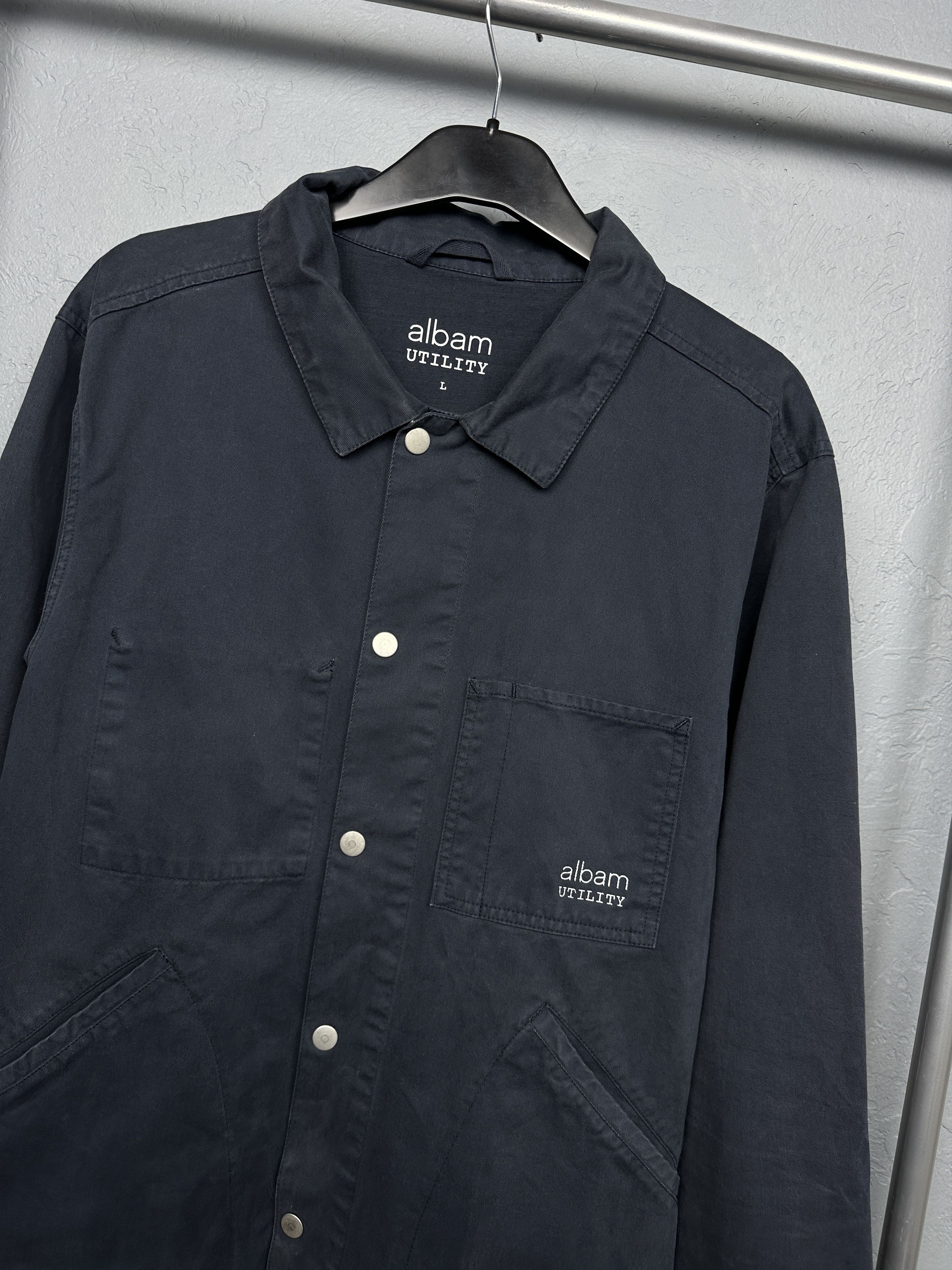 Albam Albam Utility Mens Cotton Cargo Jacket Size US L / EU 52-54 / 3 - 2 Thumbnail