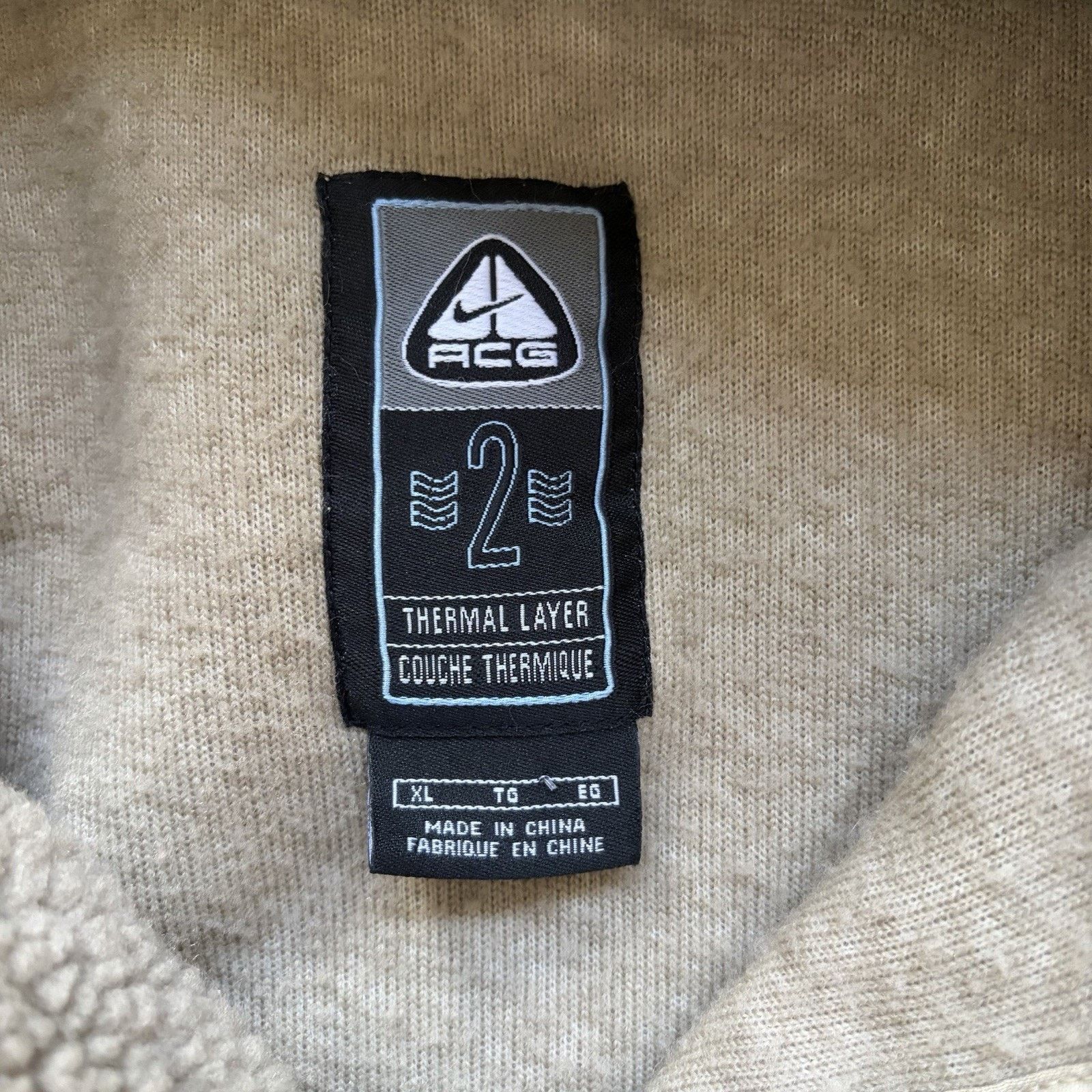 Nike ACG Vintage 90s Nike ACG Deep Pile Sherpa Fleece XL Gorpcore Size US XL / EU 56 / 4 - 4 Thumbnail