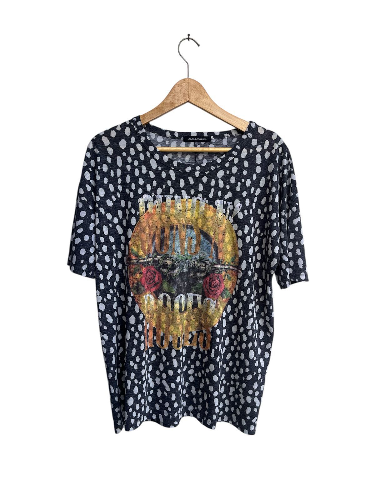 Japanese Brand Codes Combine Guns n Roses Poem Tee Y2K Lgb Ifsix Size US S / EU 44-46 / 1 - 1 Thumbnail