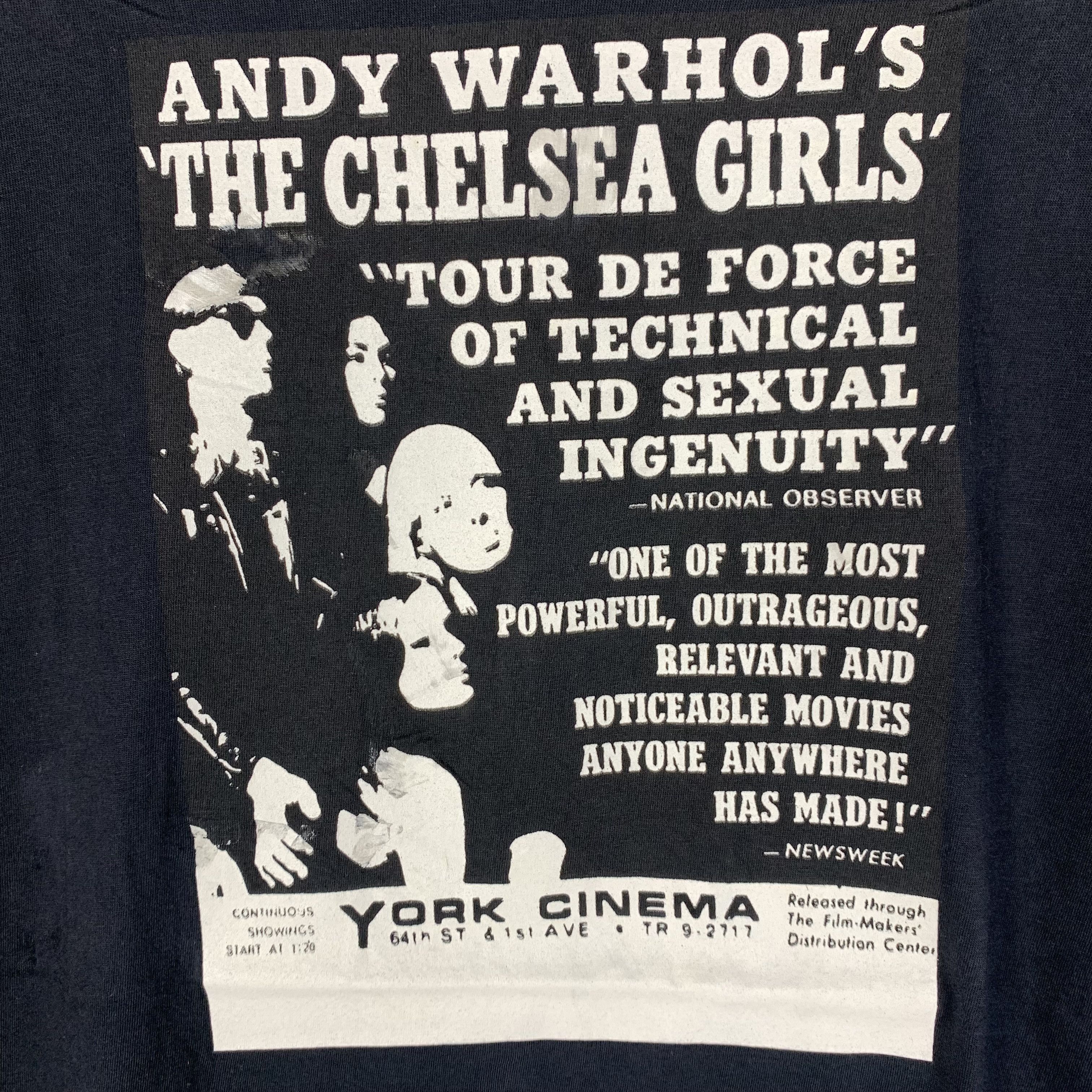 Vintage Andy Warhol's The Chelsea Girls Tshirt Size US M / EU 48-50 / 2 - 3 Thumbnail