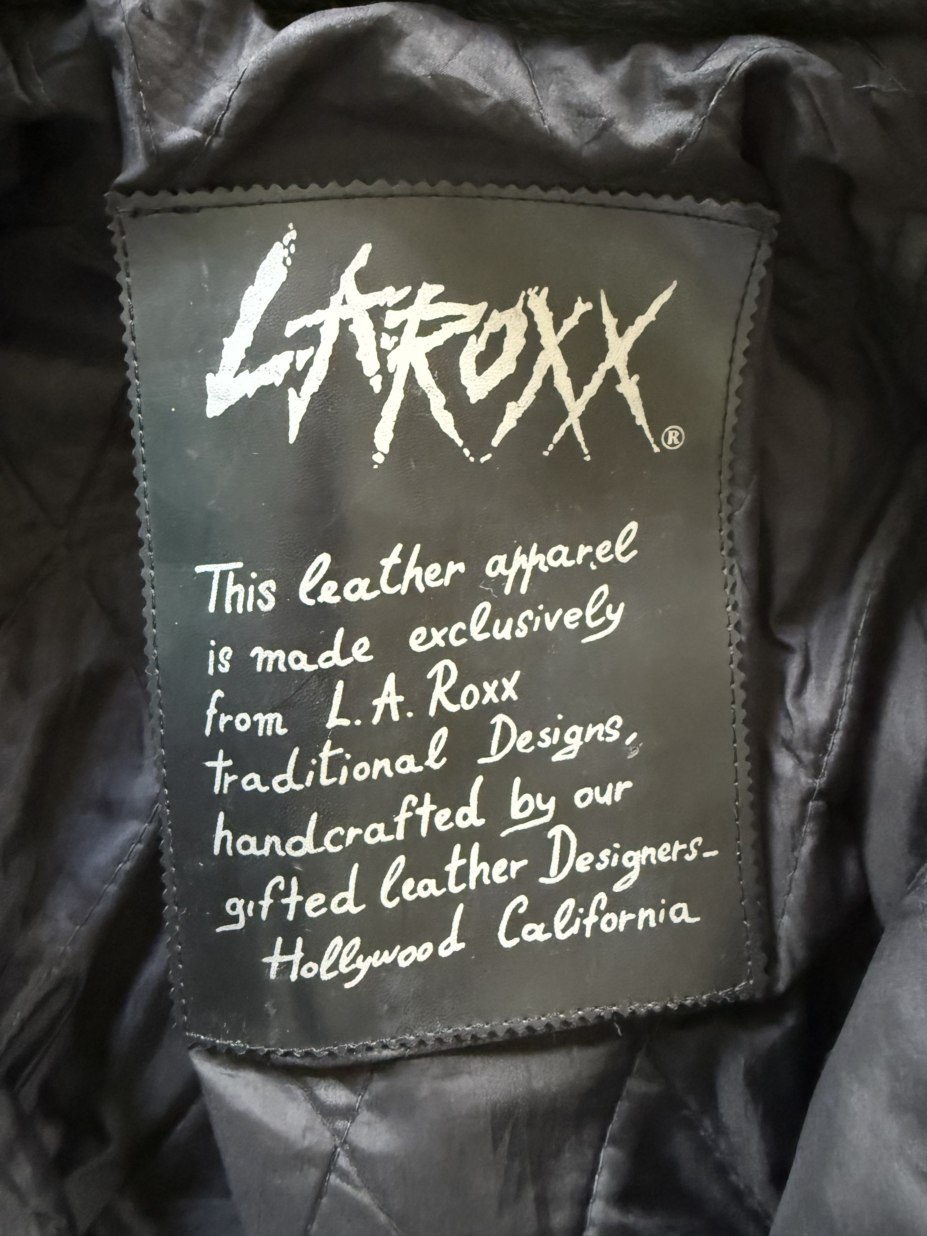 L.A. Roxx LA Roxx x Madonna 92 Leather Perfecto Jacket 80s 90s Vintage Size US L / EU 52-54 / 3 - 17 Thumbnail