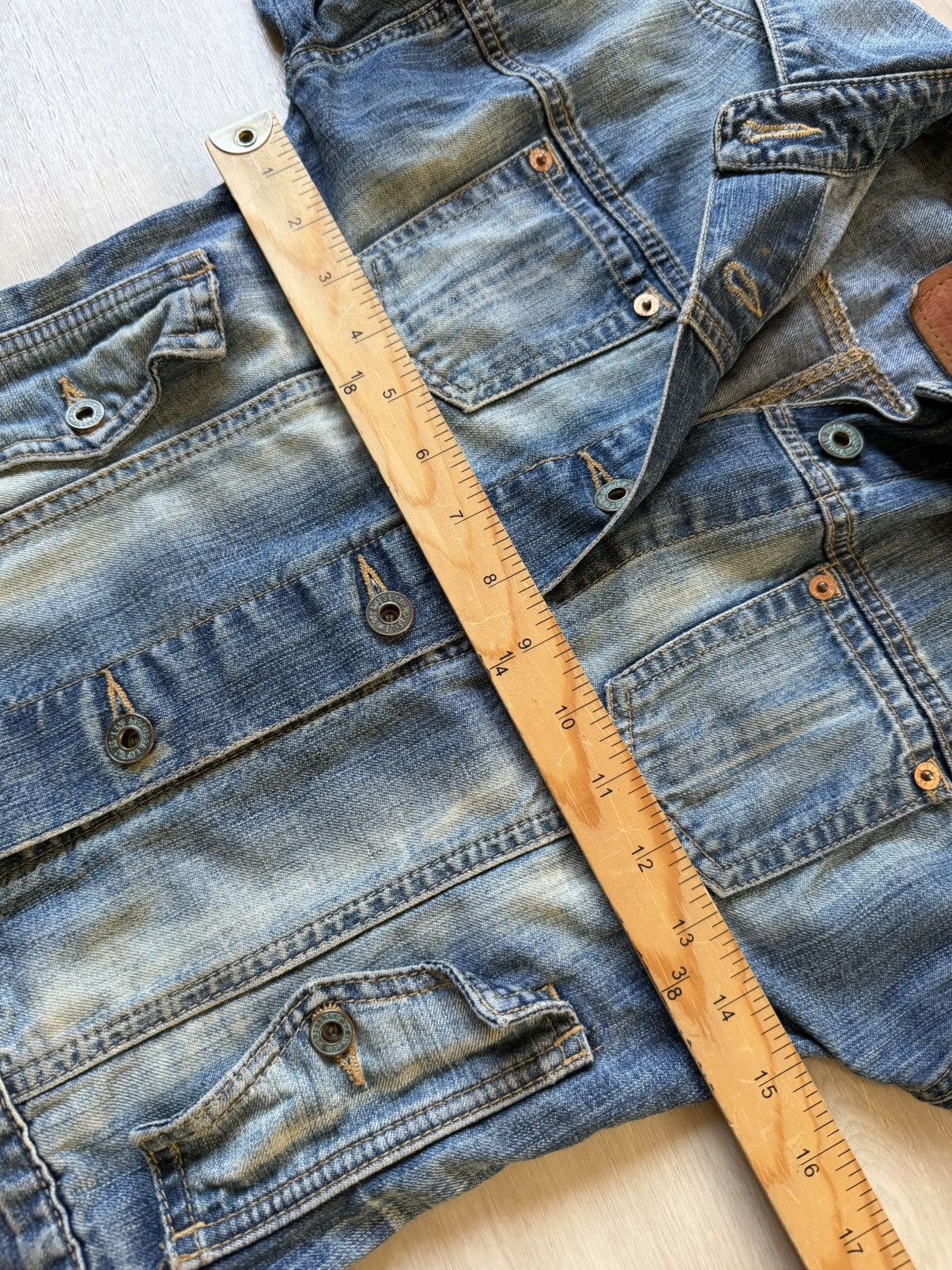 Levi's Vintage Levis Denim Trucker Jacket Sz Small Made In USA Size S / US 4 / IT 40 - 8 Thumbnail