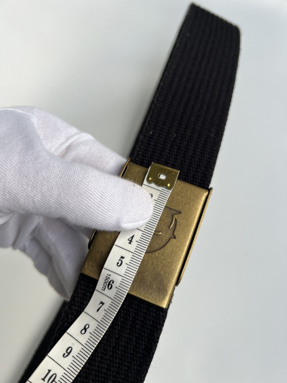 Fjallraven Fjällräven Blue Canvas Belt Brass Buckle Outdoor Gear 115.5 Size ONE SIZE - 18 Thumbnail