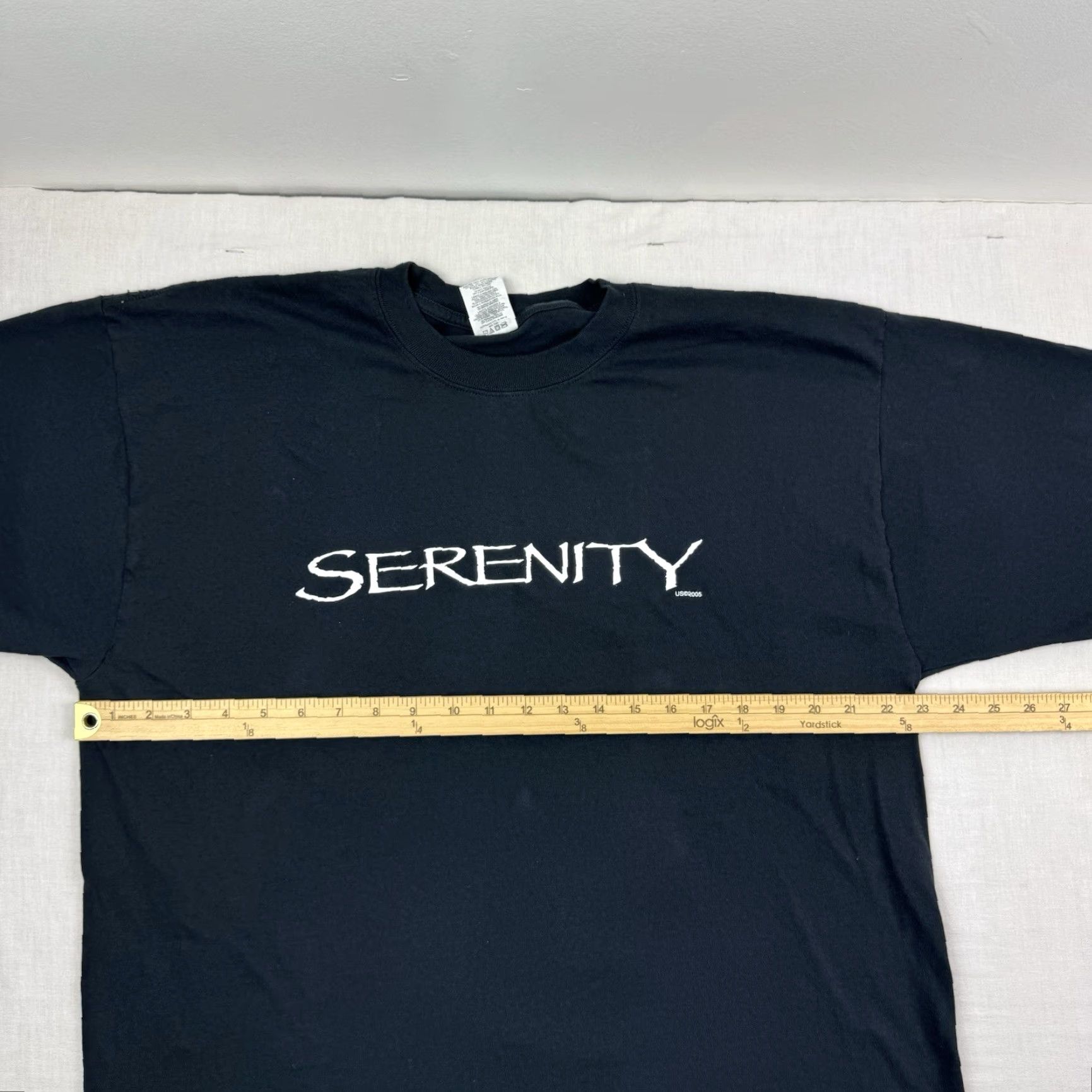 Jerzees VINTAGE JERZEES Movie T-Shirt Adult XL Black Short Sleeve Crew Neck Logo 2000s Y2K Mens Size US XL / EU 56 / 4 - 7 Thumbnail
