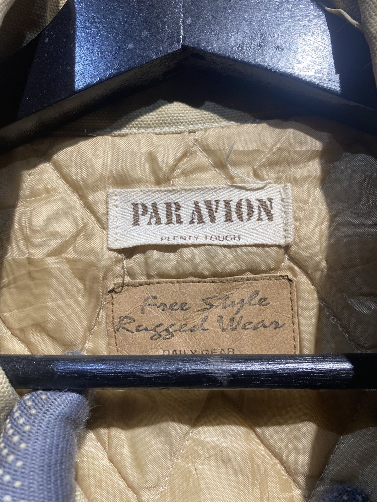 Vintage Vintage Par Avion Rugged Wear Beige Utility Jacket Workwear Size US M / EU 48-50 / 2 - 6 Thumbnail
