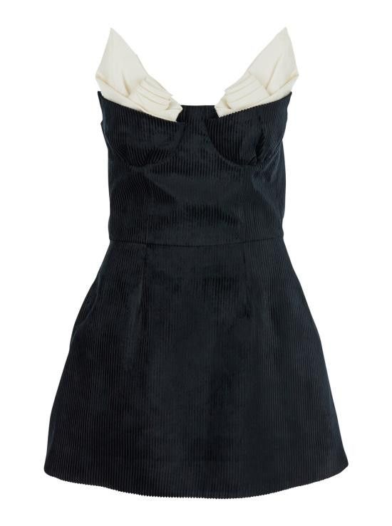 Shushu/Tong SHUSHU/TONG Women Dresses MWDDDR11COR545BA100 Black Size M / US 6-8 / IT 42-44 - 1 Thumbnail