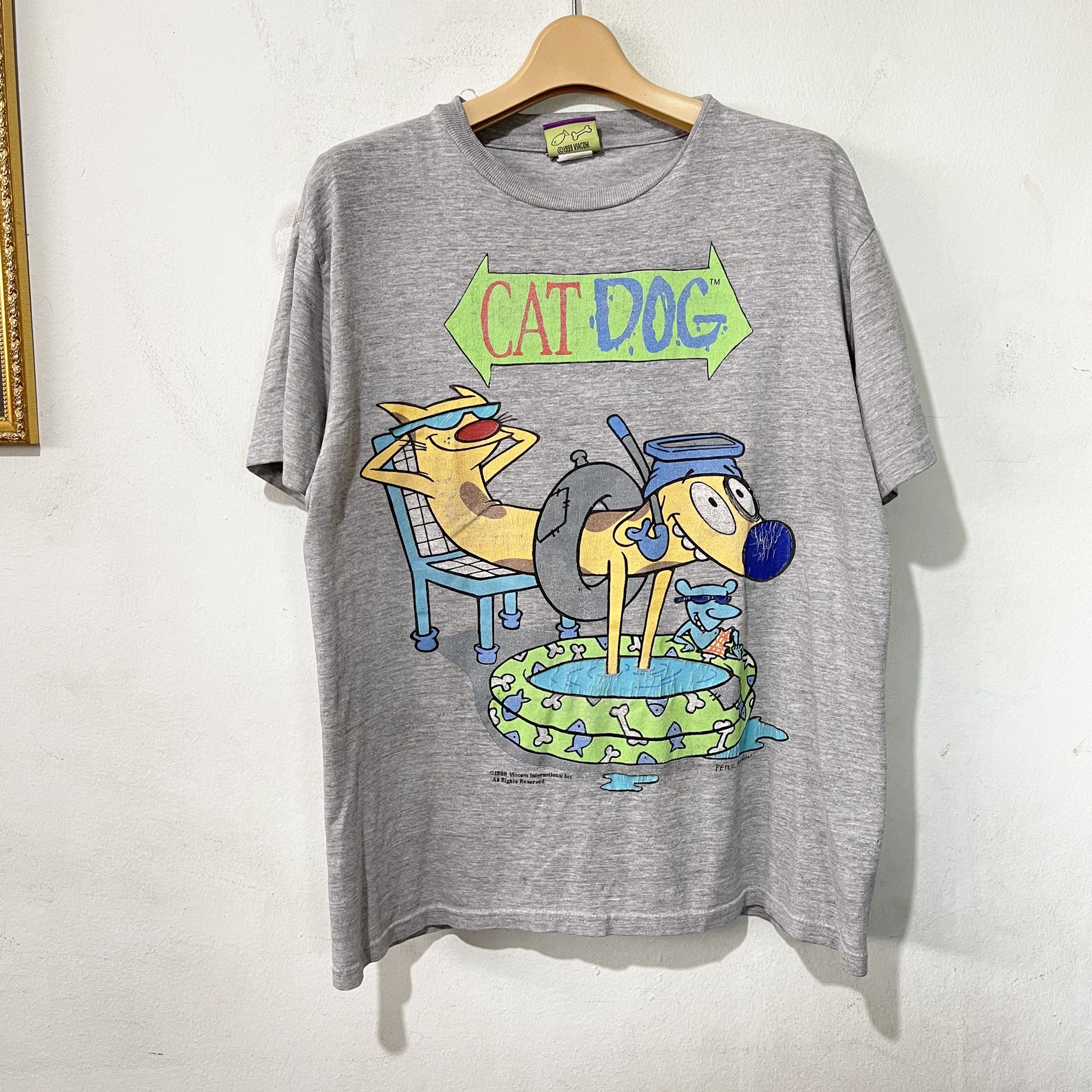 Nickelodeon Vintage 90s CatDog Nickelodeon T-Shirt Size US XS / EU 42 / 0 - 1 Thumbnail