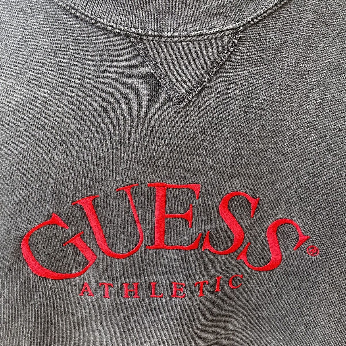 Guess × Vintage 🔥Vintage 90s GUESS Embroidered Spellout Sweatshirts Size US S / EU 44-46 / 1 - 4 Thumbnail
