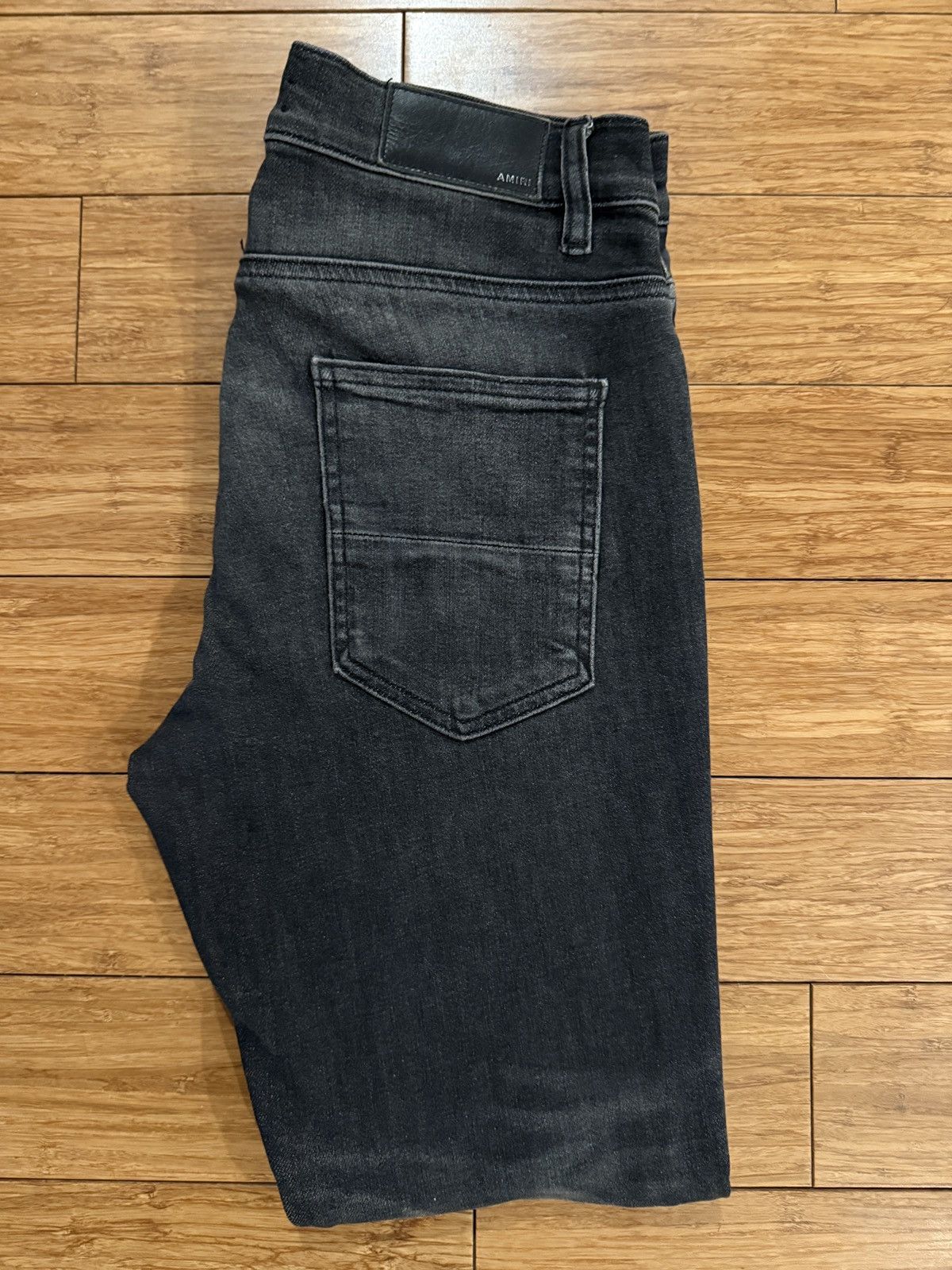 Amiri Amiri Stack Jean Gray Size US 31 - 2 Thumbnail