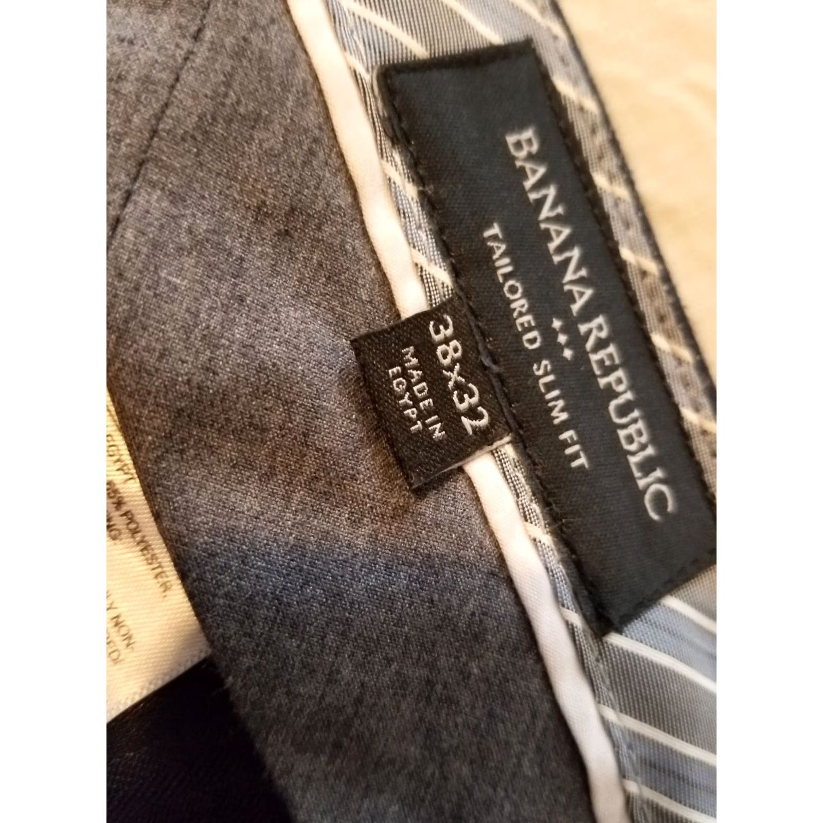 Banana Republic Banana Republic Dress Pants 38x32 Navy Blue Chino Khaki Slack Trop 38x30 Mens Pants Regular Inseam 32 in blue Size US 38 / EU 54 - 5 Thumbnail