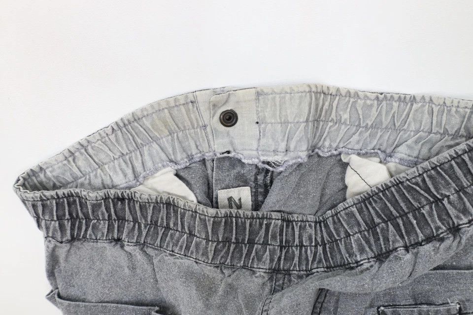 Vintage Vintage 80s Streetwear Tapered Parachute Cargo Pants Gray Size US 30 / EU 46 - 13 Thumbnail