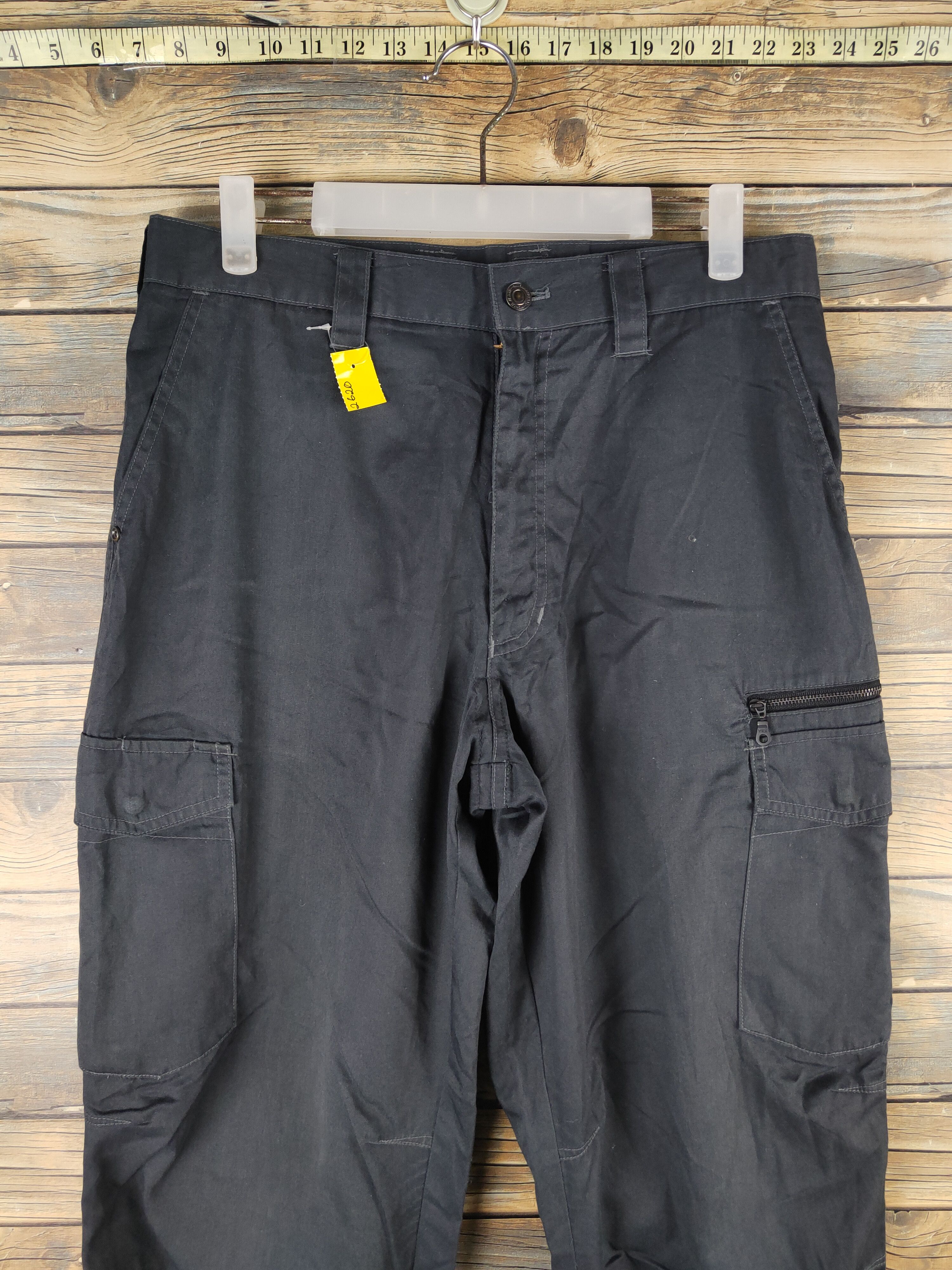 Japanese Brand DL ZDragon Black Multipocket Joggers #2620 Size US 32 / EU 48 - 2 Thumbnail