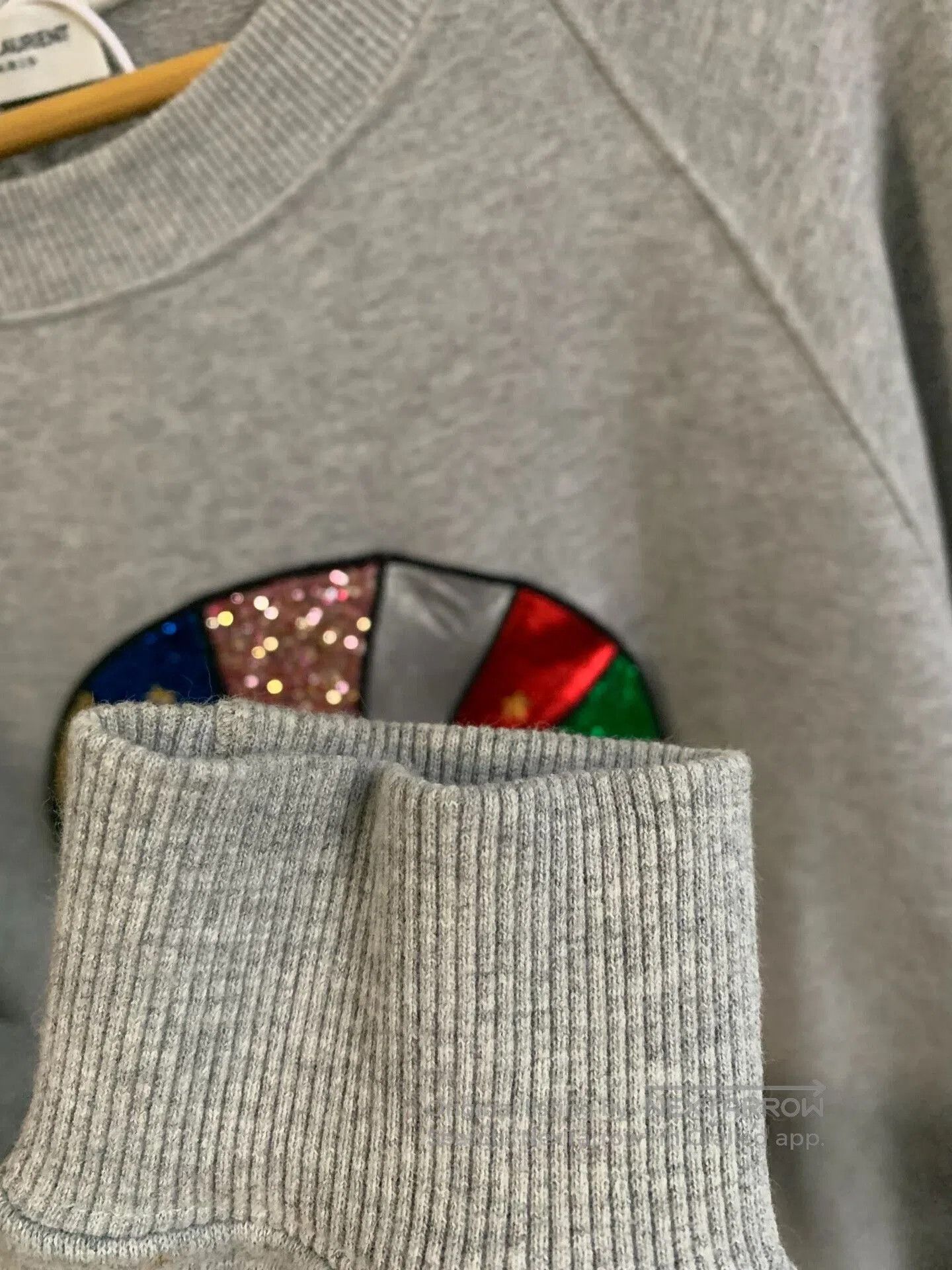 Yves Saint Laurent YSL Black Sequin Shark Hoodie. Size US S / EU 44-46 / 1 - 4 Thumbnail