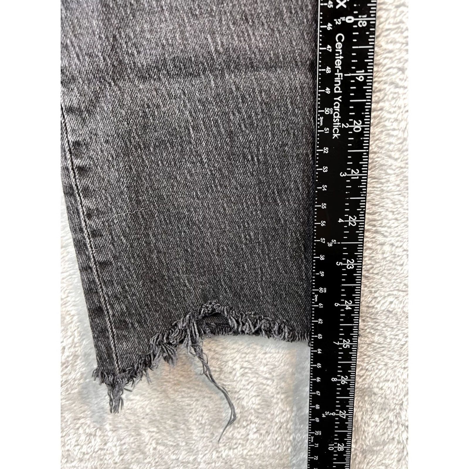 Madewell Madewell Jeans Black Size 26 Slim Boyfriend High Rise Denim Cotton Blend ZIP Button Pockets Size 30" / US 8 / IT 44 - 4 Thumbnail