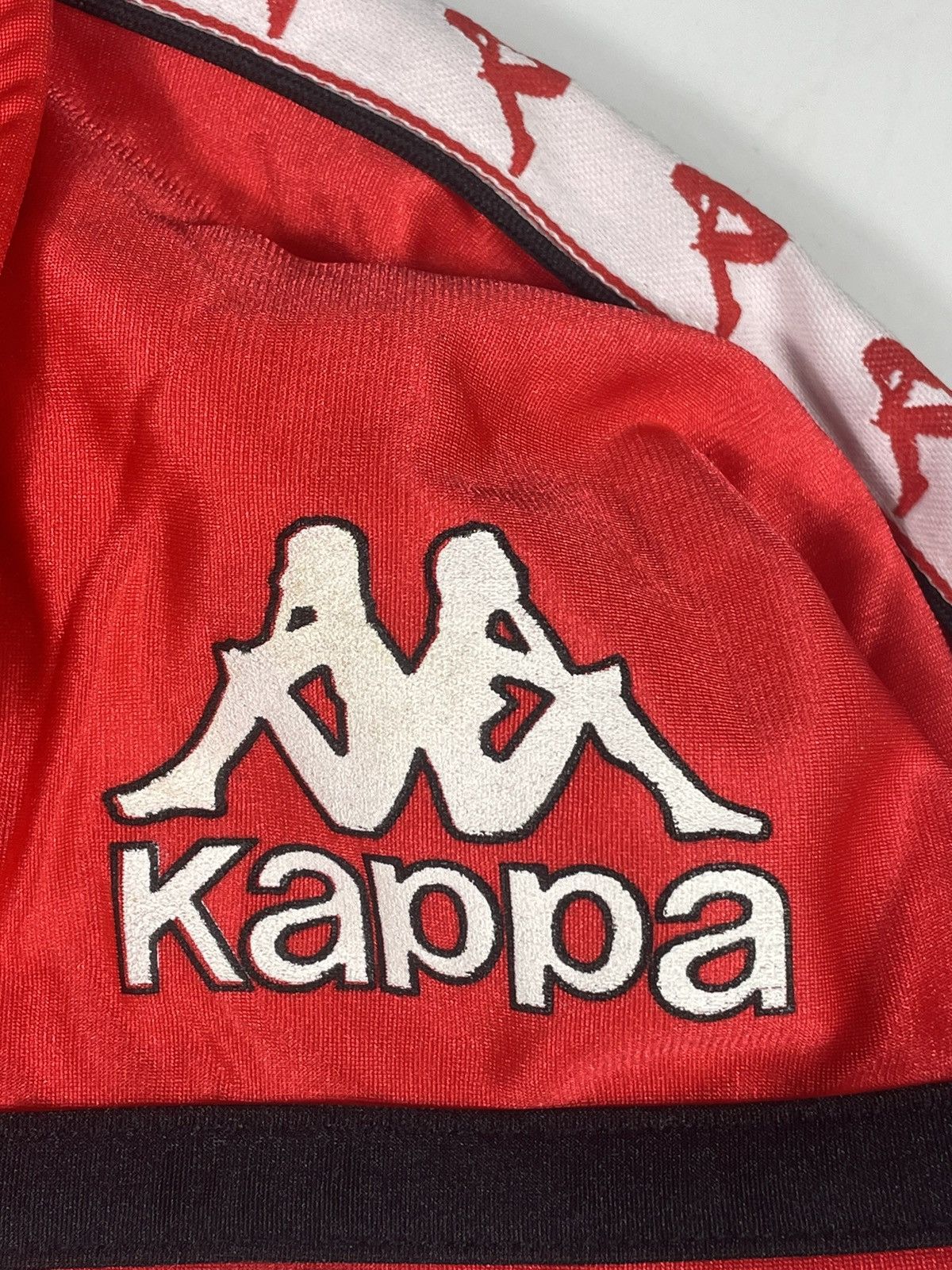 Kappa 1988/89 AC Milan Kappa Set rare soccer jersey track vintage Size US L / EU 52-54 / 3 - 5 Thumbnail