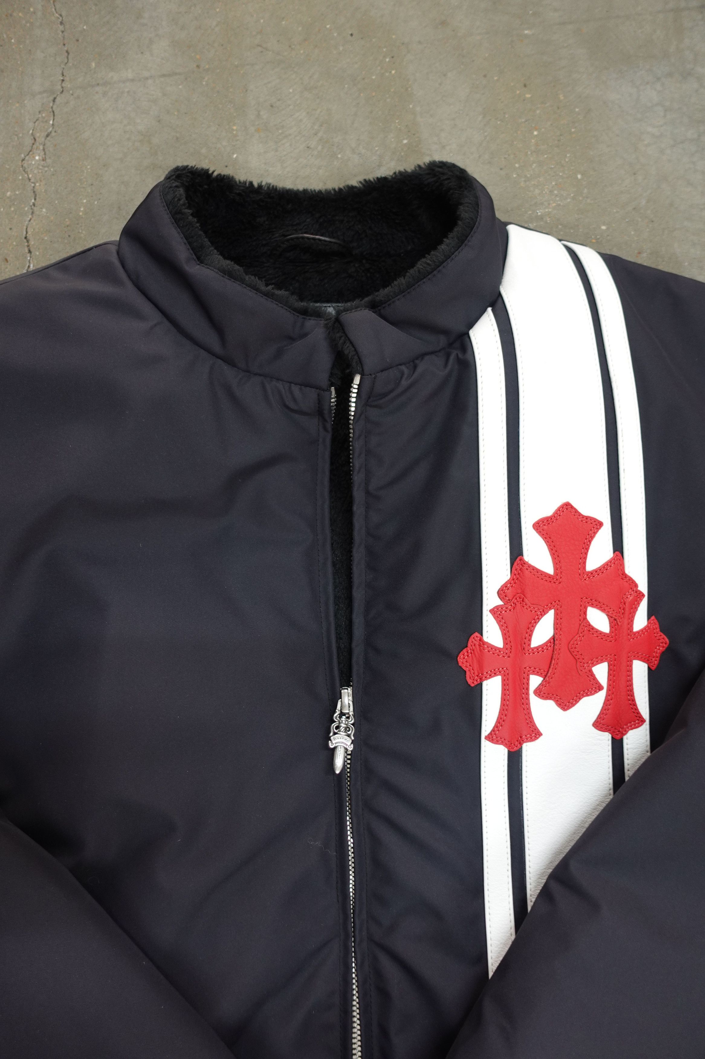 Chrome Hearts CHROME HEARTS CROSS PATCH COBRA NYLON RACING JACKET Size US M / EU 48-50 / 2 - 2 Thumbnail