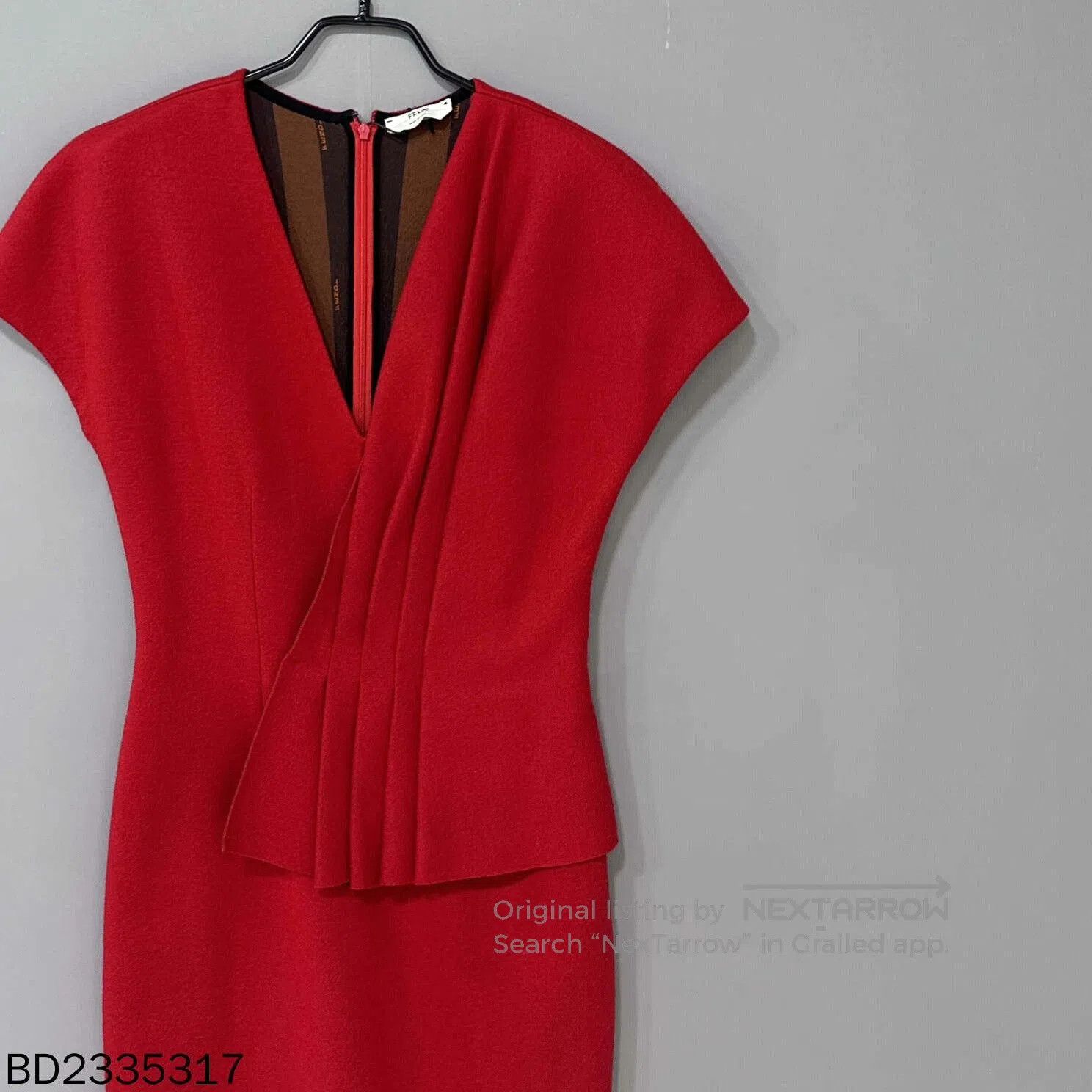 Fendi FENDI Sleeveless Red Dress. Size US S / EU 44-46 / 1 - 2 Thumbnail