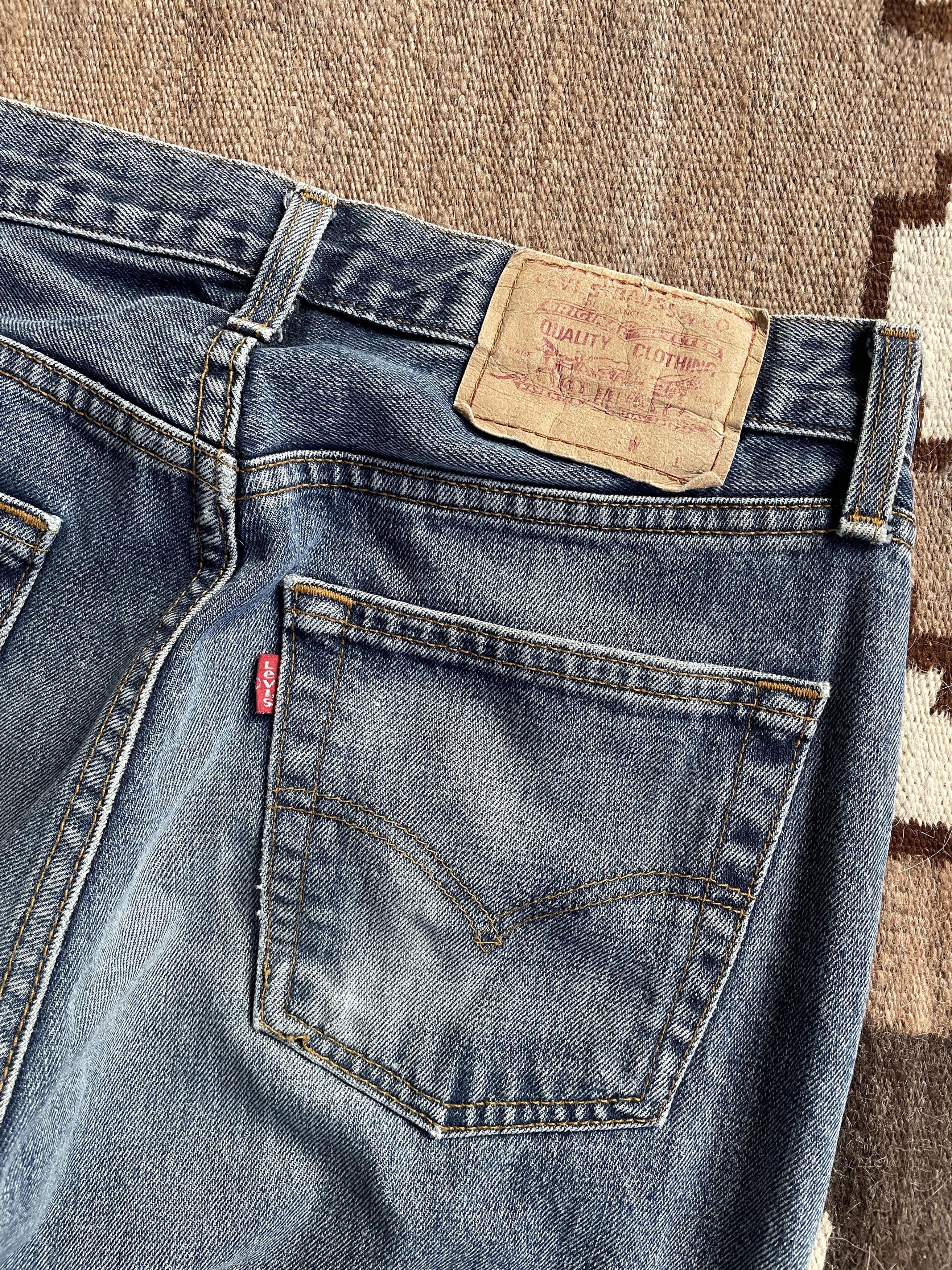 Jean Levis 517 Vintage Custom Denim Jeans 5637AC Size US 32 / EU 48 - 7 Thumbnail