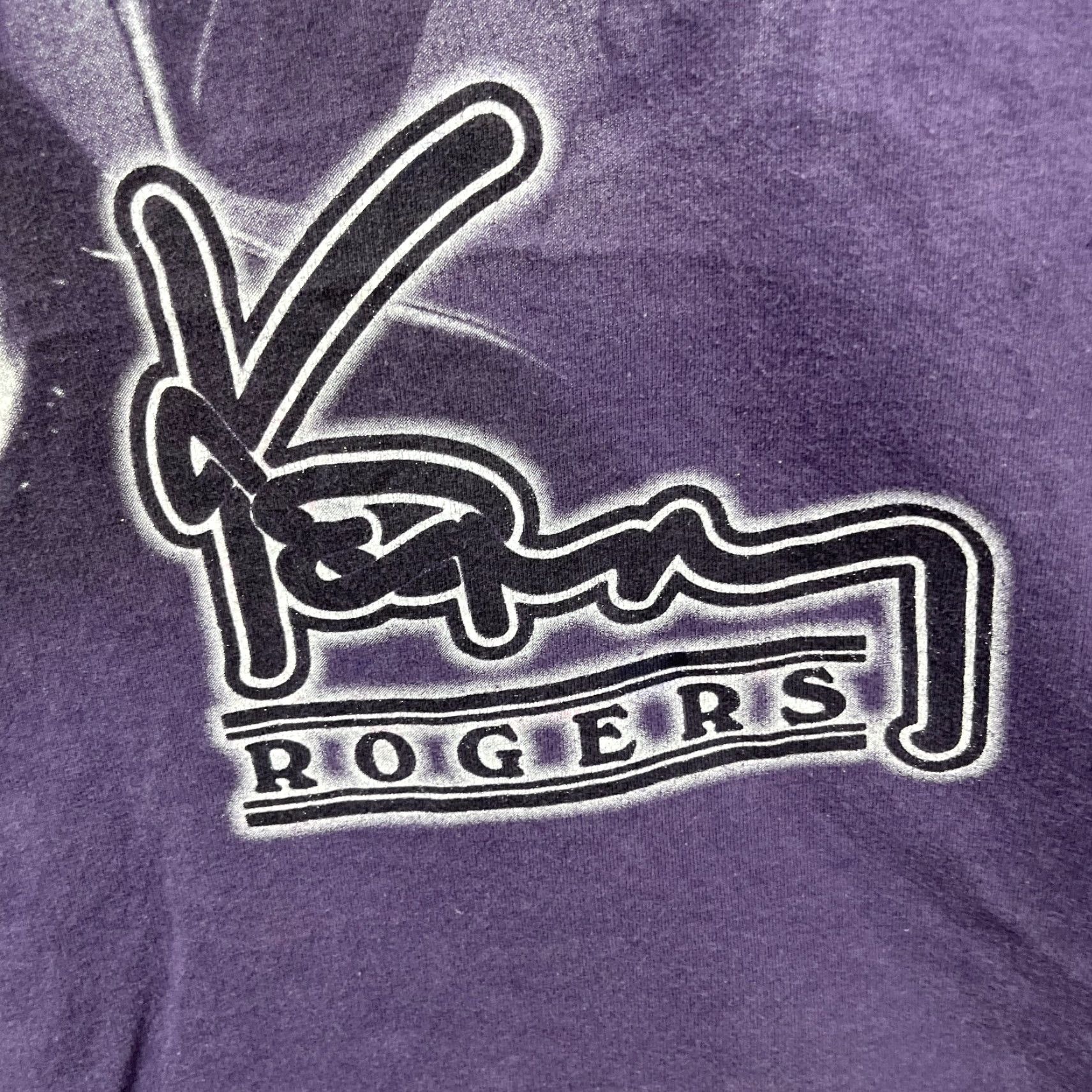 Tultex VINTAGE Kenny Rogers Tour T Shirt XL Blues Short Sleeve Men XL T-Shirt 90s Fans Mens Size US XL / EU 56 / 4 - 4 Thumbnail