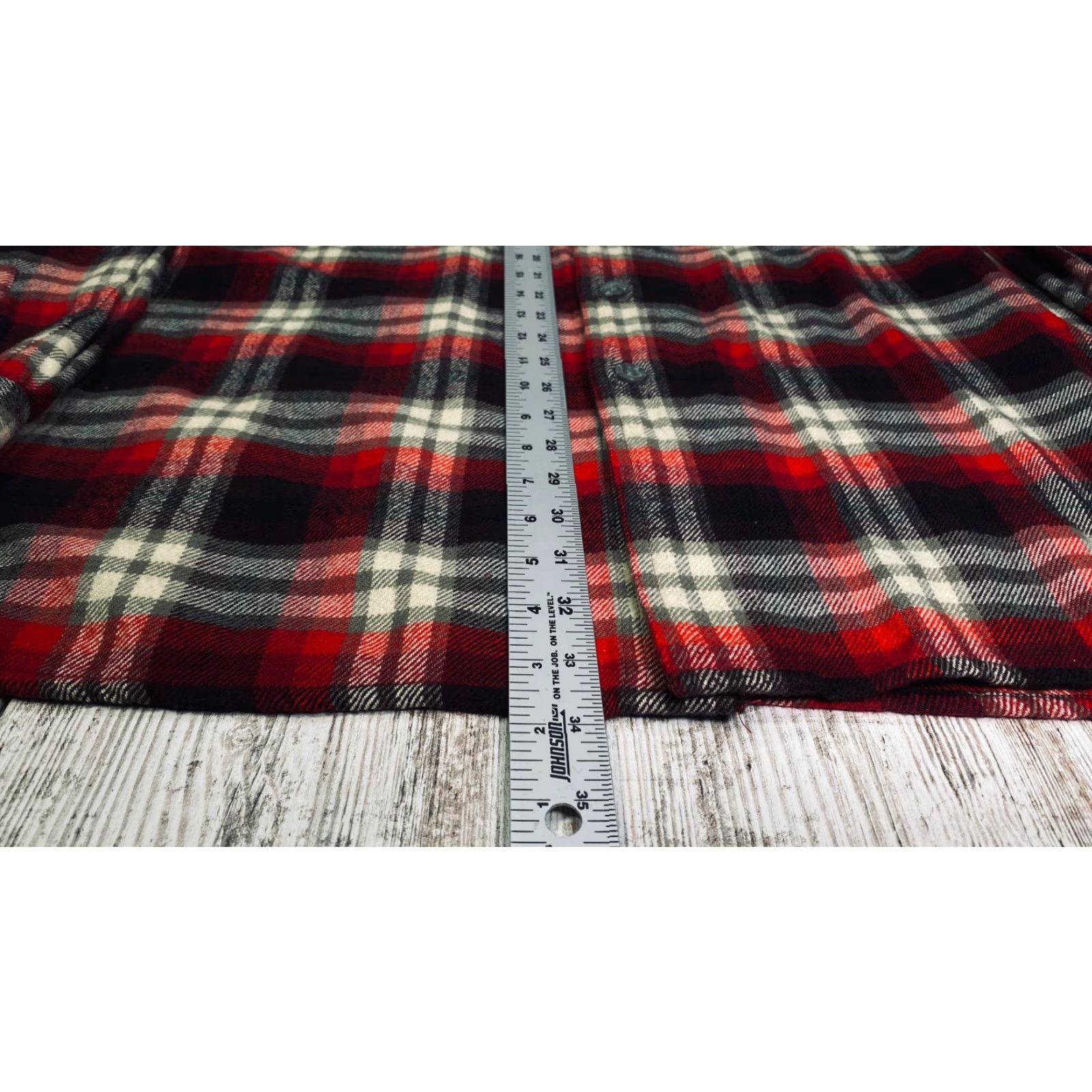 Vintage Woolrich Flannel Shirt Mens 2XL Red Plaid Button Long Sleeve Cotton Heavyweight Size US XXL / EU 58 / 5 - 7 Thumbnail