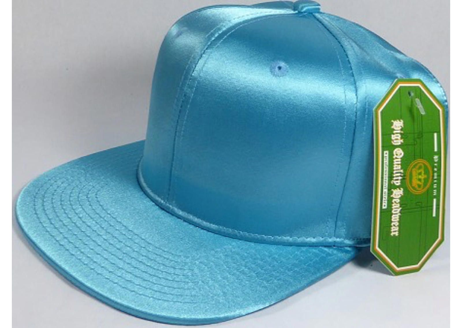Other Faux Satin Silk Adult Flat Brim Snap Hat Size ONE SIZE - 5 Thumbnail