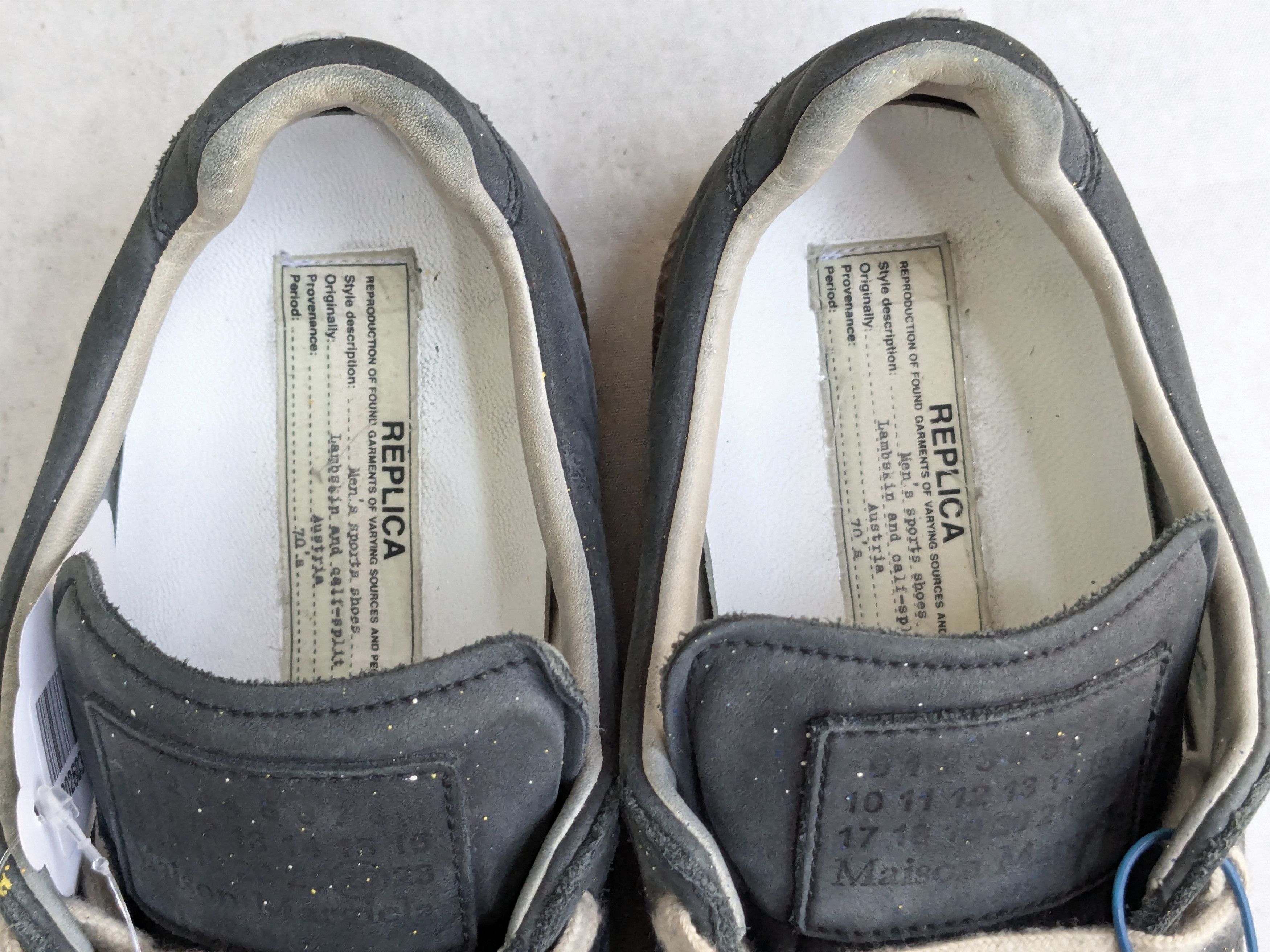 Maison Margiela Maison Margiela GAT Replica Blue Paint Splatter 10 43 Low Size US 10 / EU 43 - 10 Thumbnail