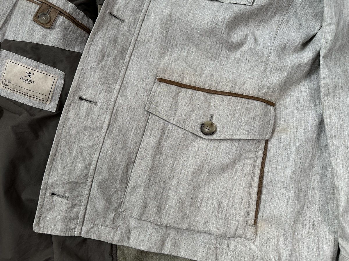 Hackett HACKETT MAYFAIR Storm System Linen Field Jacket Men’s XL Size US XL / EU 56 / 4 - 20 Thumbnail