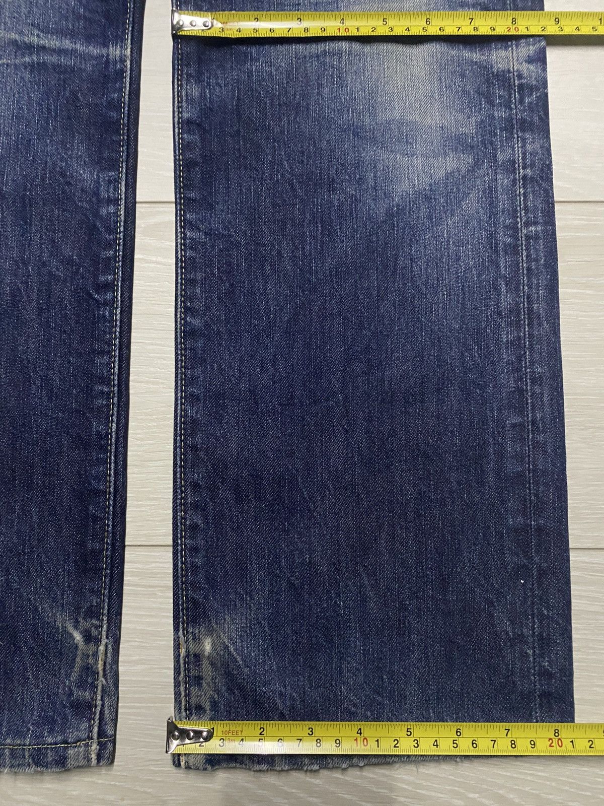 Undercover × Uniqlo Vintage Uniqlo S002 Mud Wash Whisker Distressed Loose Jeans Size US 32 / EU 48 - 19 Thumbnail
