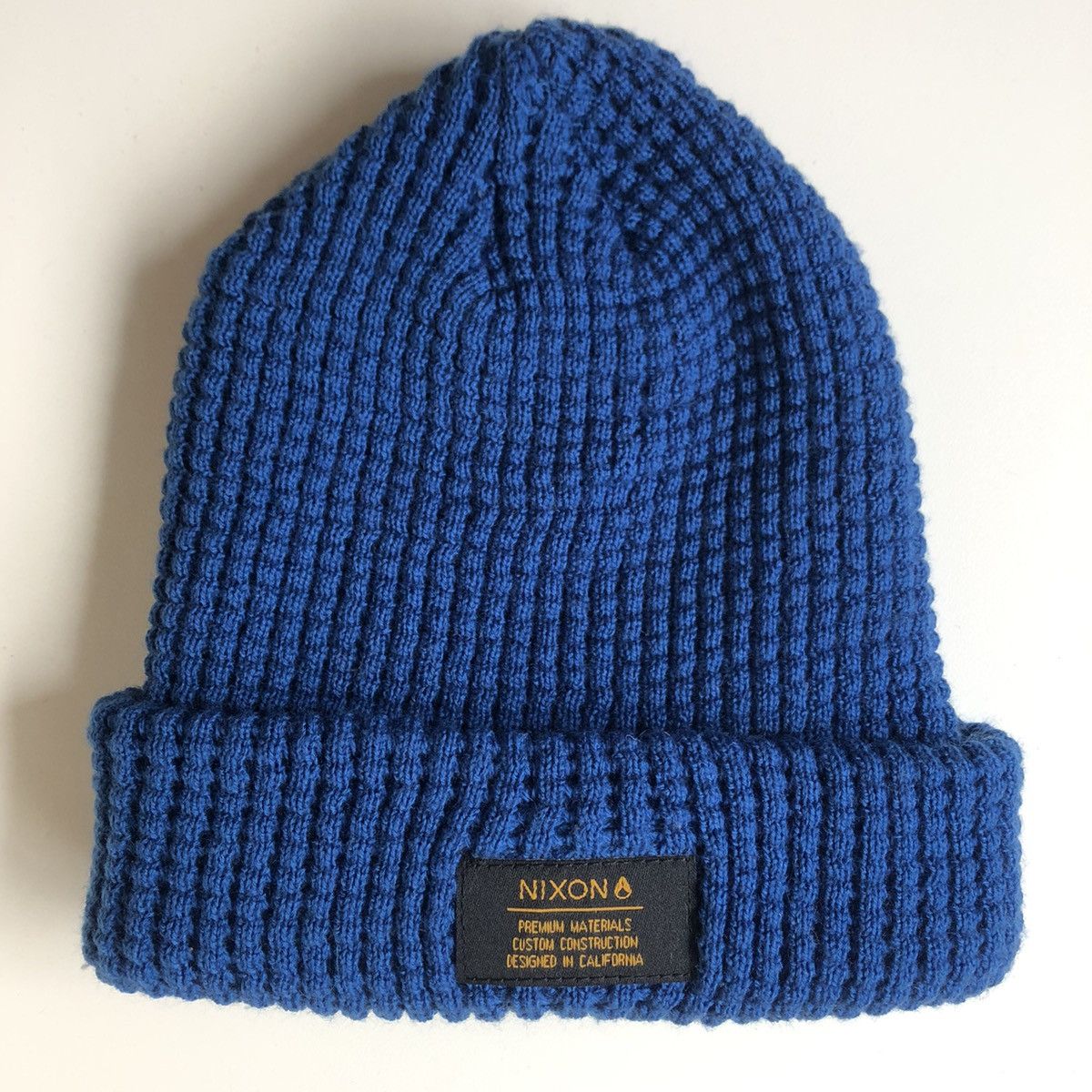 Nixon Nixon Waffle Beanie BLUE Size ONE SIZE - 1 Thumbnail
