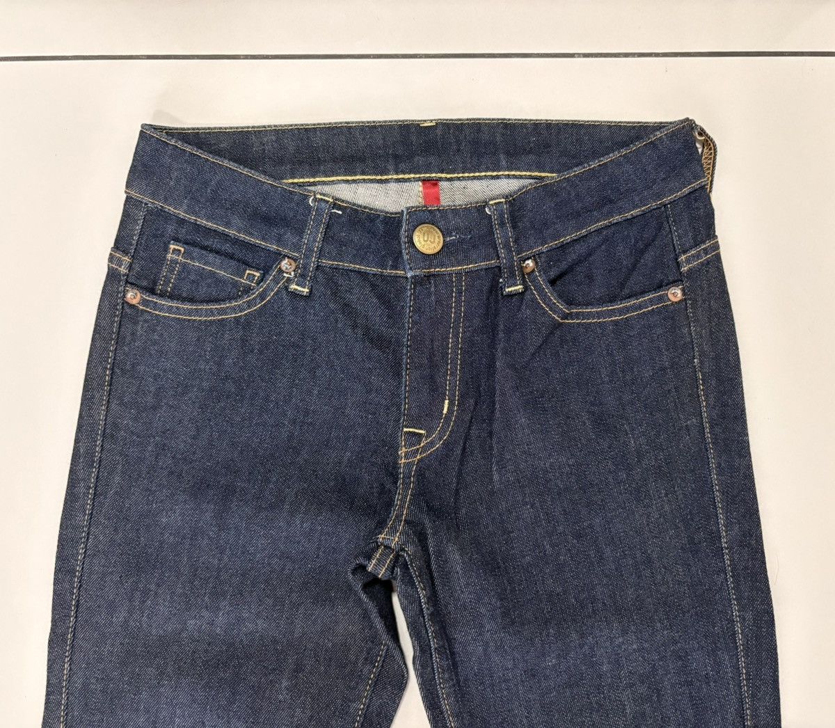 Japanese Brand Uniqlo Slimfit Bootcut Jeans Denim Size US 29 - 6 Thumbnail