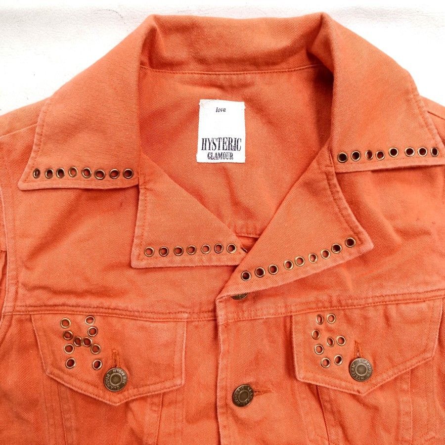 Hysteric Glamour 90s love Hysteric Glamour Japan denim vest punk biker Size ONE SIZE - 2 Thumbnail