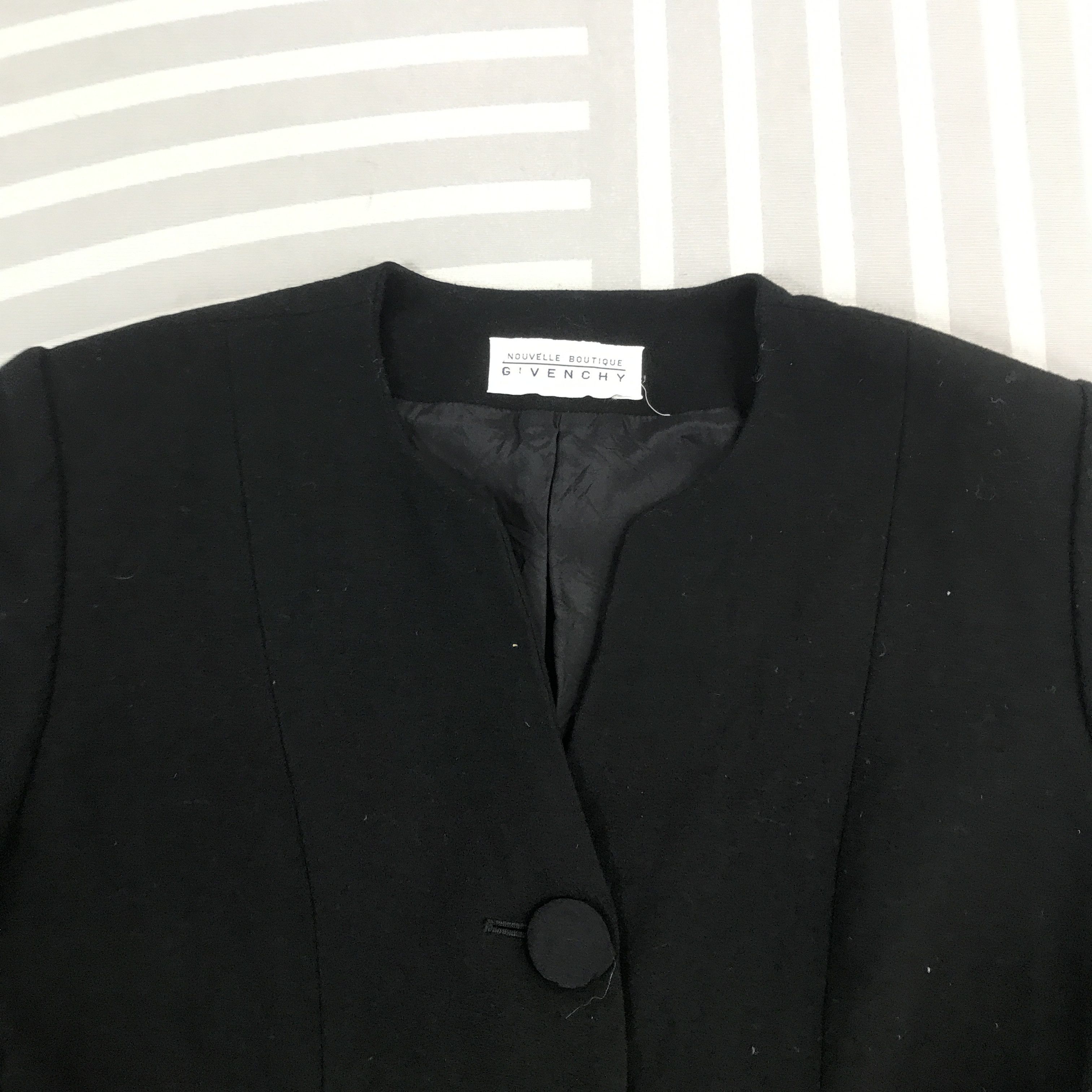 Givenchy × Vintage Vintage Givenchy Nouvelle Boutique Wool blazer Jacket Size M / US 6-8 / IT 42-44 - 7 Thumbnail
