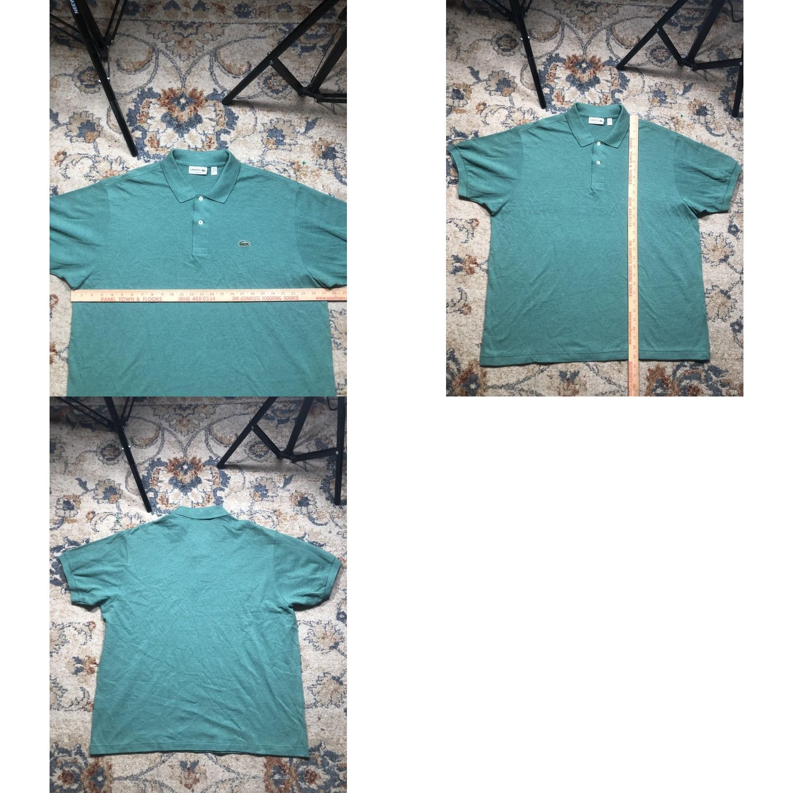 Lacoste VINTAGE: No Lacoste Polo Shirt Mens 3XL Green Classic Fit Short Sleeve Croc Logo Pique Shirt Size US XXL / EU 58 / 5 - 8 Thumbnail