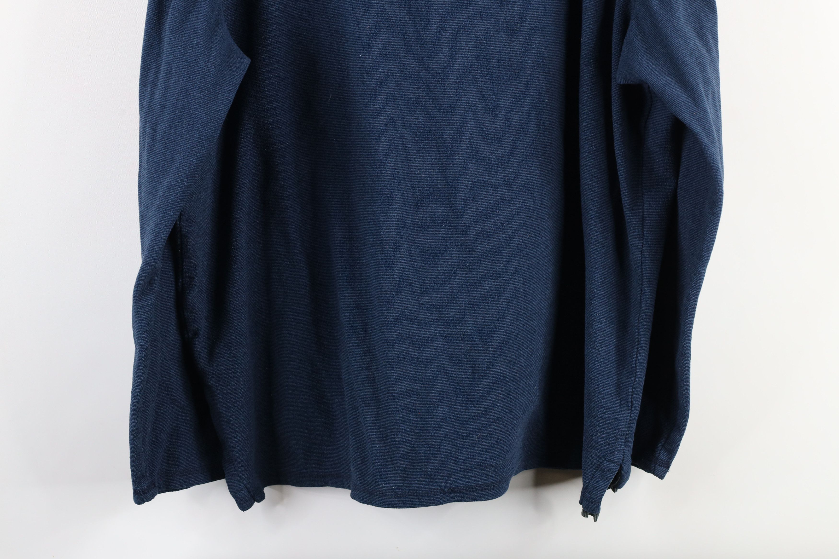 L.L. Bean × Vintage Vintage LL Bean Knit Striped Long Sleeve Henley T-Shirt Size US L / EU 52-54 / 3 - 10 Thumbnail
