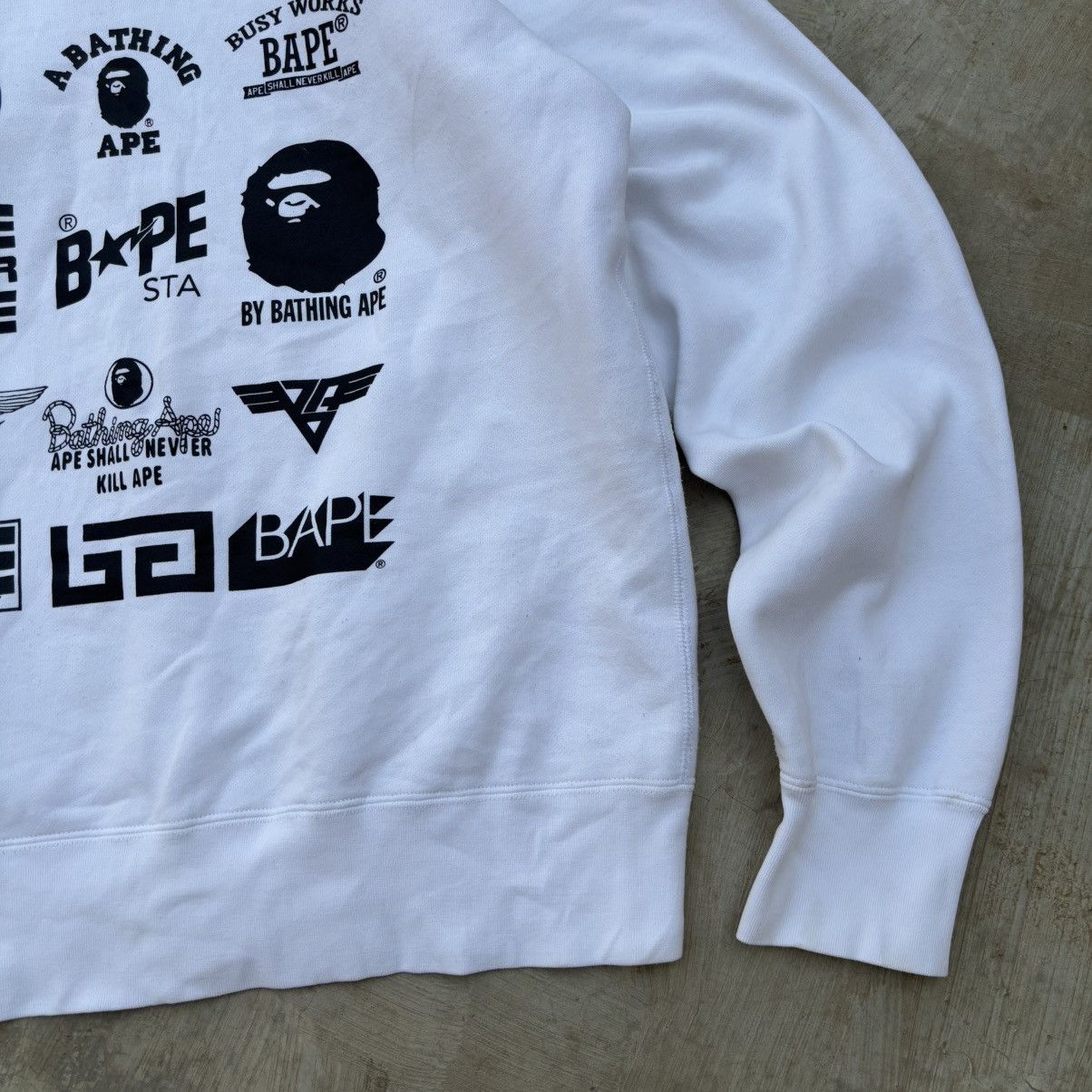 Bape Bape Logo Zip up Hoodie Size US XL / EU 56 / 4 - 20 Thumbnail
