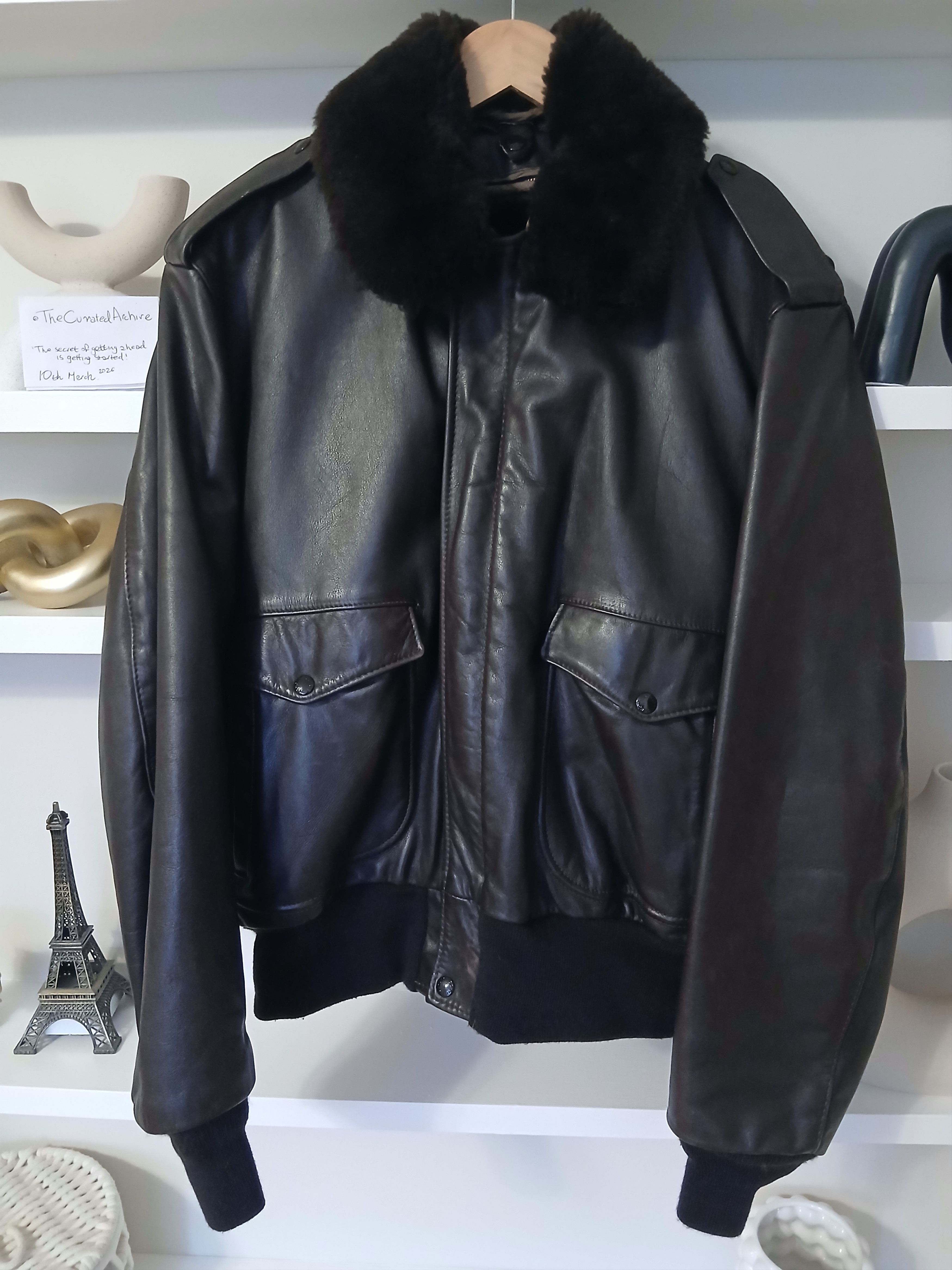 Schott Schott NYC 184SM "Naked Cowhide" 4-in-1 - Made in USA - 44 Size US L / EU 52-54 / 3 - 1 Thumbnail