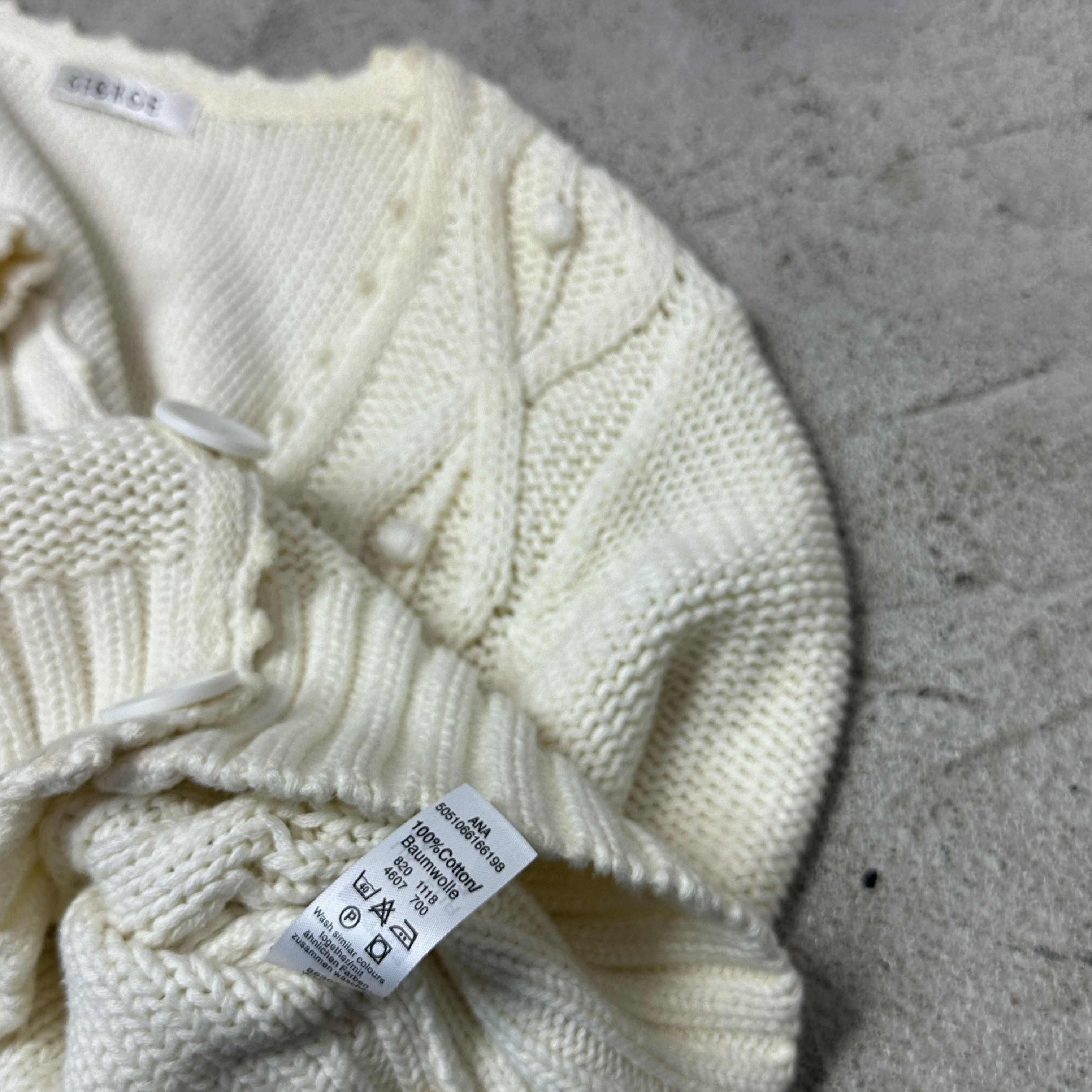Vintage Vintage Cottage Buttoned Short Sleeve Cardigan 00s Size S / US 4 / IT 40 - 4 Thumbnail