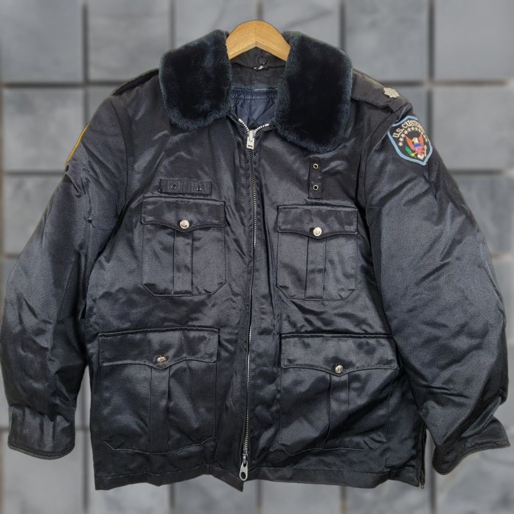 Vintage VINTAGE Blauer Mfg Co Coat Mens 44R Black Nylon Weather Resistant Zip Front 80s Workwear Coat Size US S / EU 44-46 / 1 - 1 Thumbnail