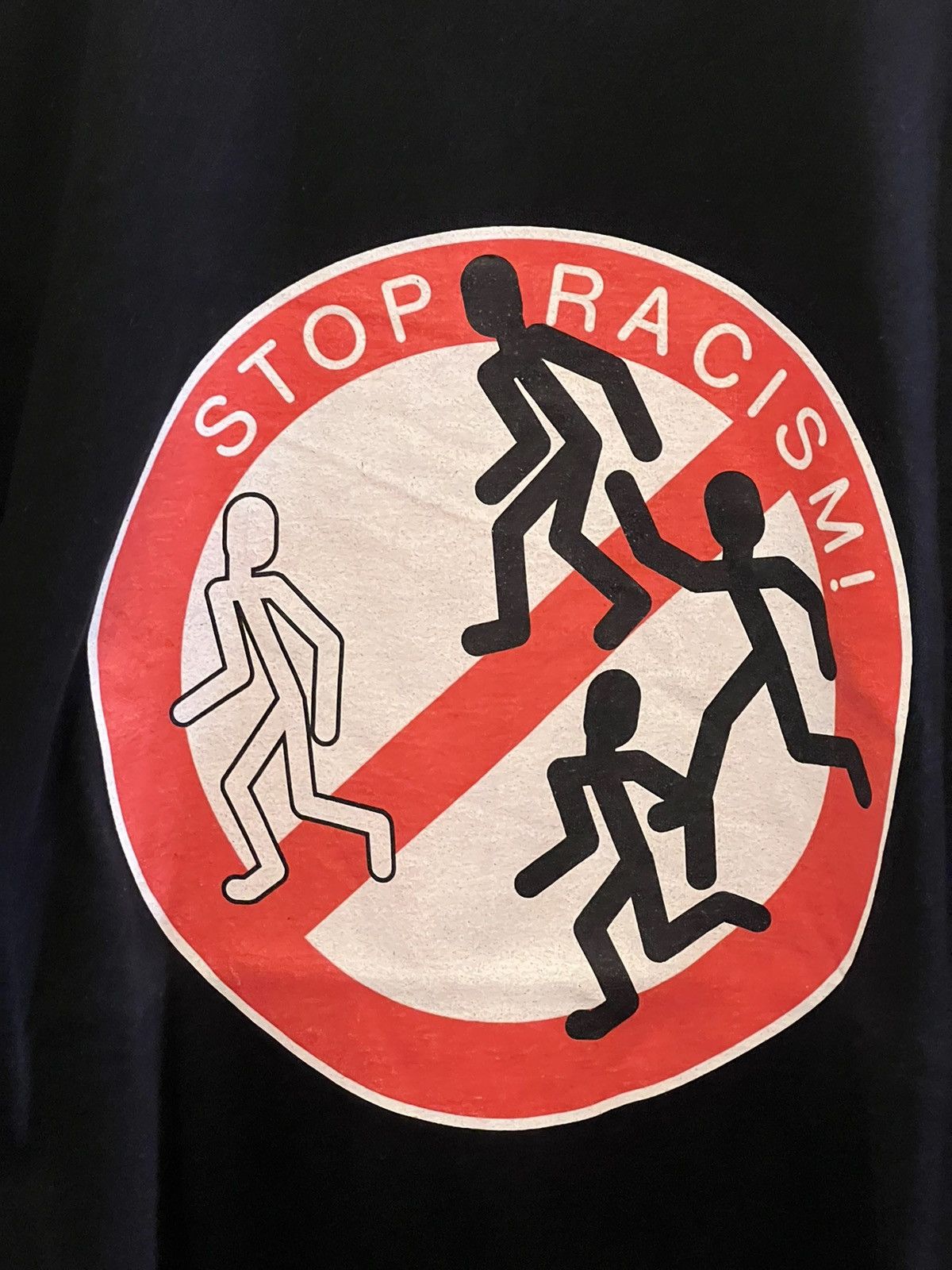 Band Tees × Vintage Vintage shirt punk “Stop Racism” crazy Size US L / EU 52-54 / 3 - 2 Thumbnail