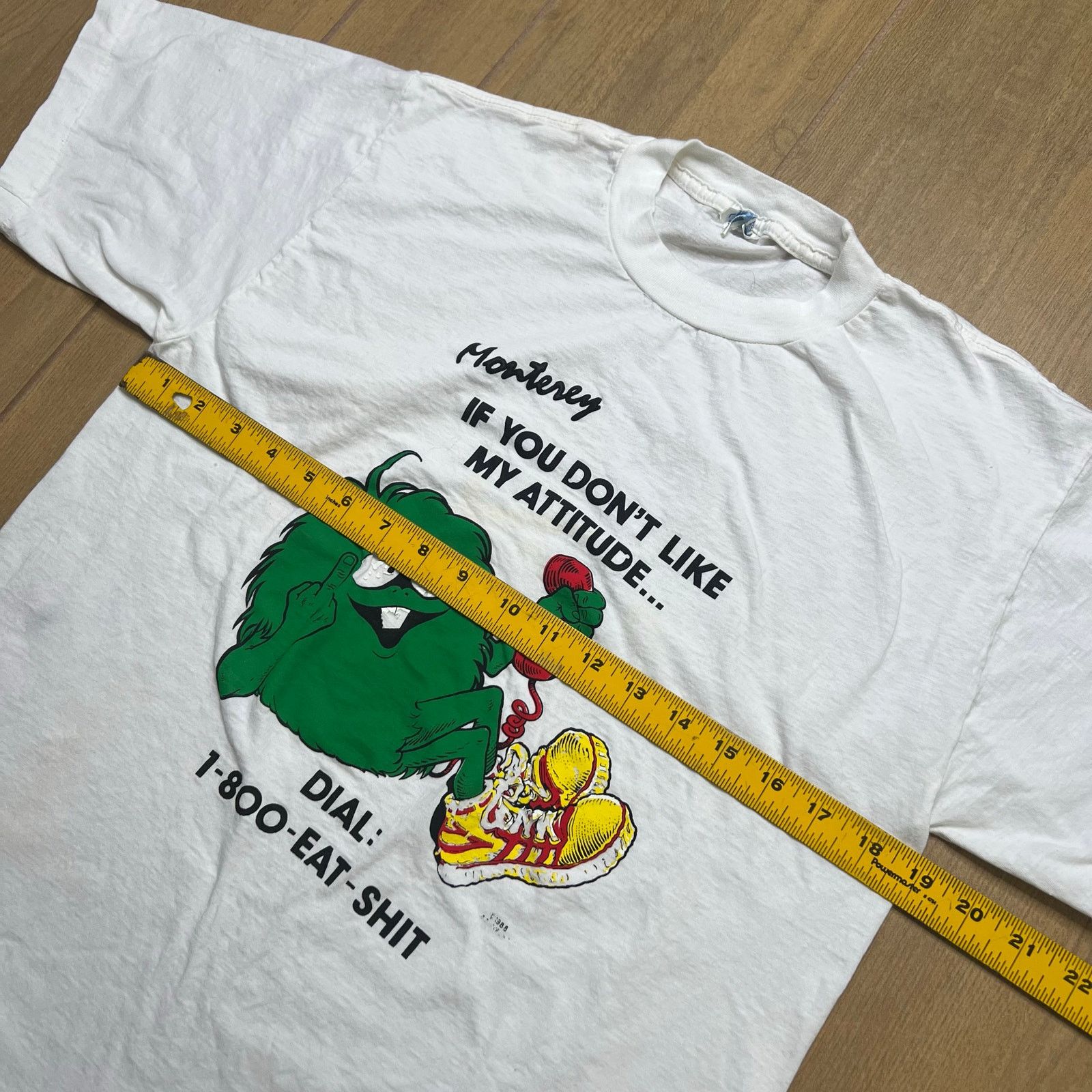 Vintage Vtg 80s Rare Camacho “if you don’t like my attitude” Sz L Size US L / EU 52-54 / 3 - 7 Thumbnail