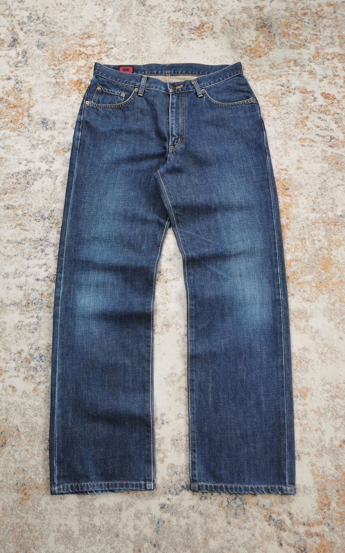 Edwin × Vintage Edwin 503 Regular Straight Jeans (LG101) Size US 32 / EU 48 - 2 Thumbnail