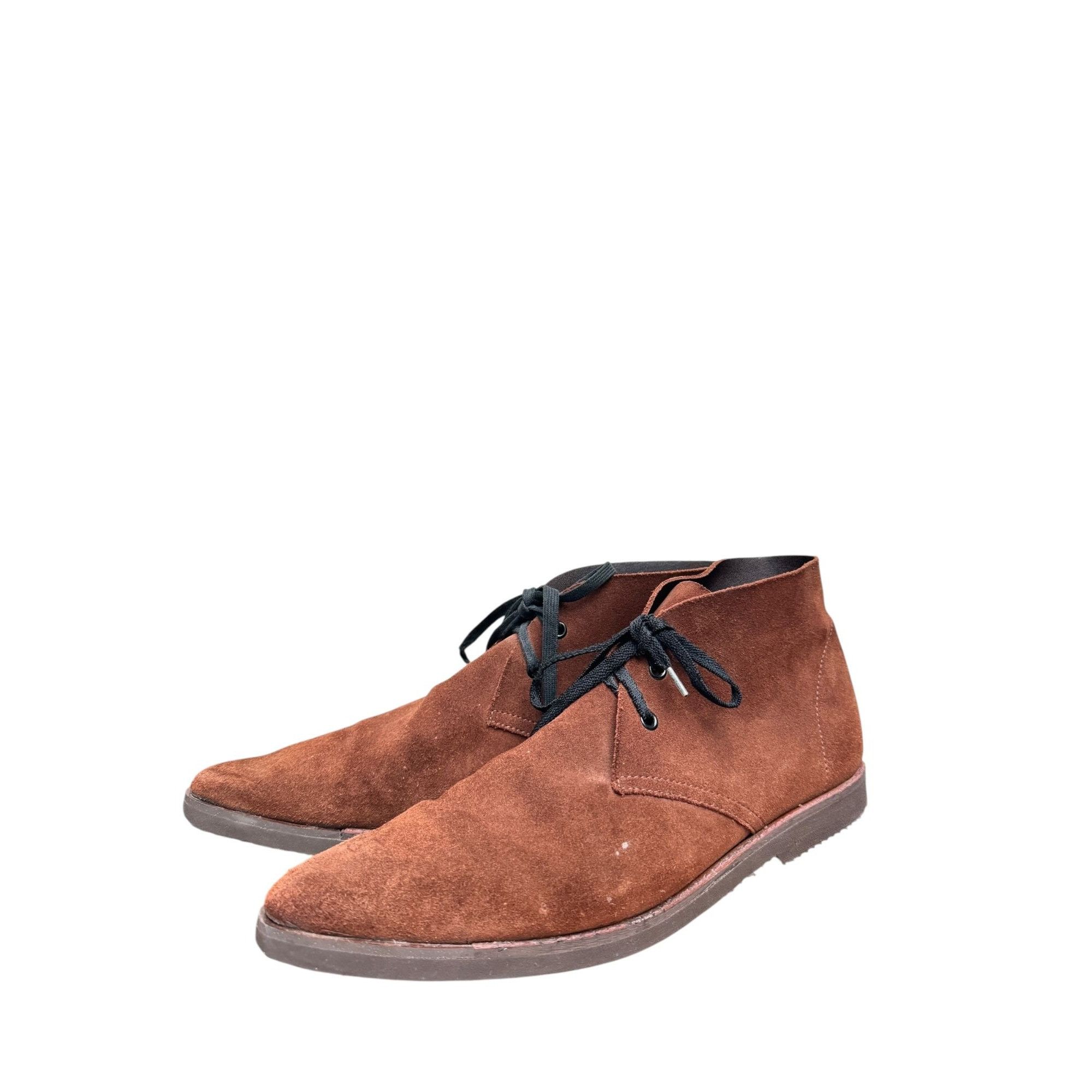 Jean Paul Gaultier Brown Suede Lace-Up Desert Boots Size US 9 / IT 39 - 4 Thumbnail
