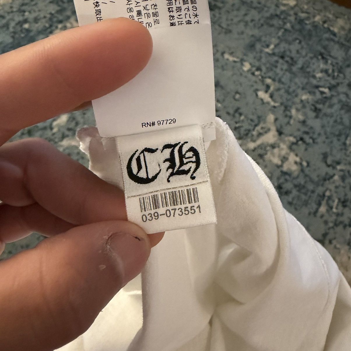 Chrome Hearts Chrome Hearts Eye Chart Pocket Tee Size XS (Fits Small) Size US S / EU 44-46 / 1 - 10 Thumbnail