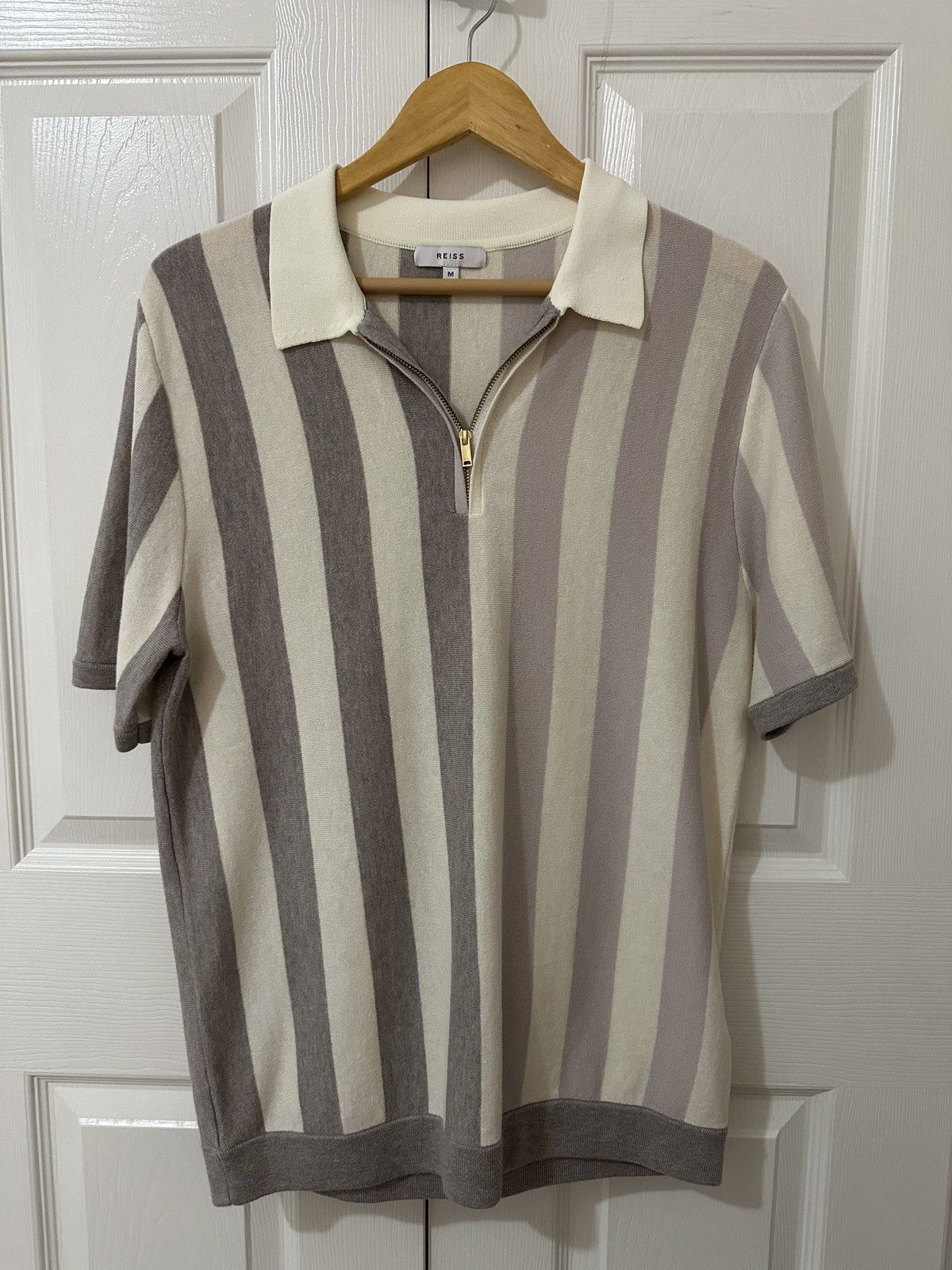 Reiss Reiss zip polo, sz M Size US M / EU 48-50 / 2 - 1 Thumbnail