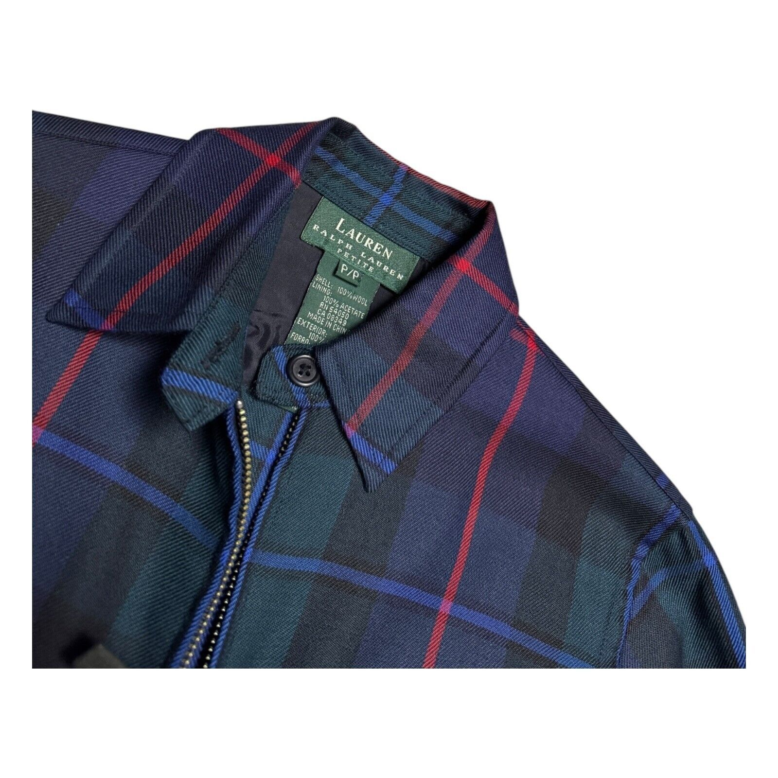 Lauren Ralph Lauren LAUREN RALPH LAUREN Plaid WOOL Lightweight Casual Jacket Size S / US 4 / IT 40 - 2 Thumbnail