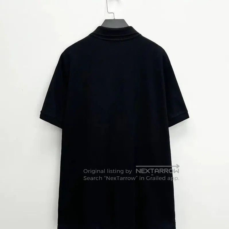 Burberry Burberry Black Embroidered Cotton Polo Shirt. Size US S / EU 44-46 / 1 - 2 Thumbnail