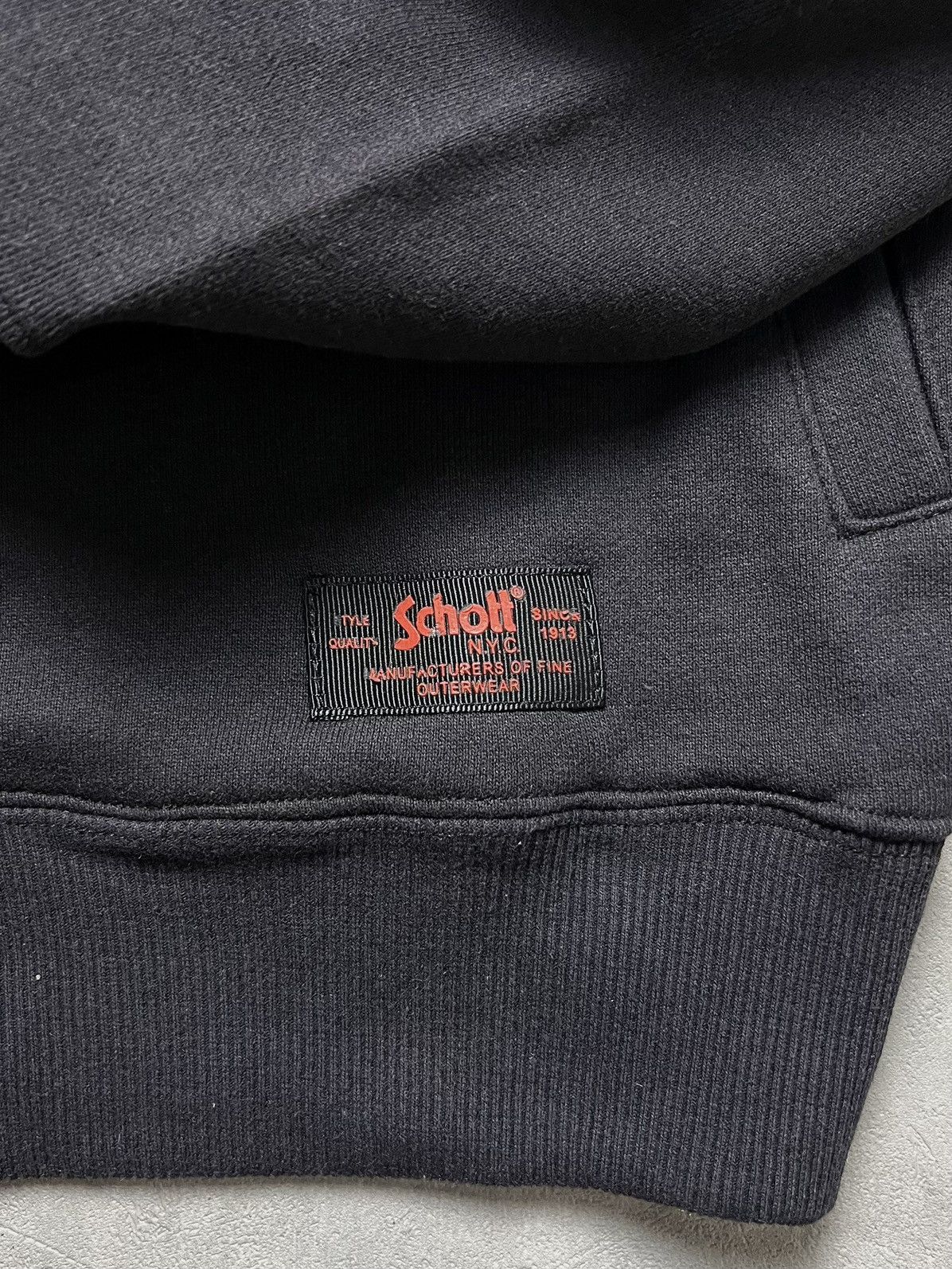 Schott Vintage Schott Bros. NYC Zip-up Sweatshirt Jacket Size US XXS / EU 40 - 4 Thumbnail